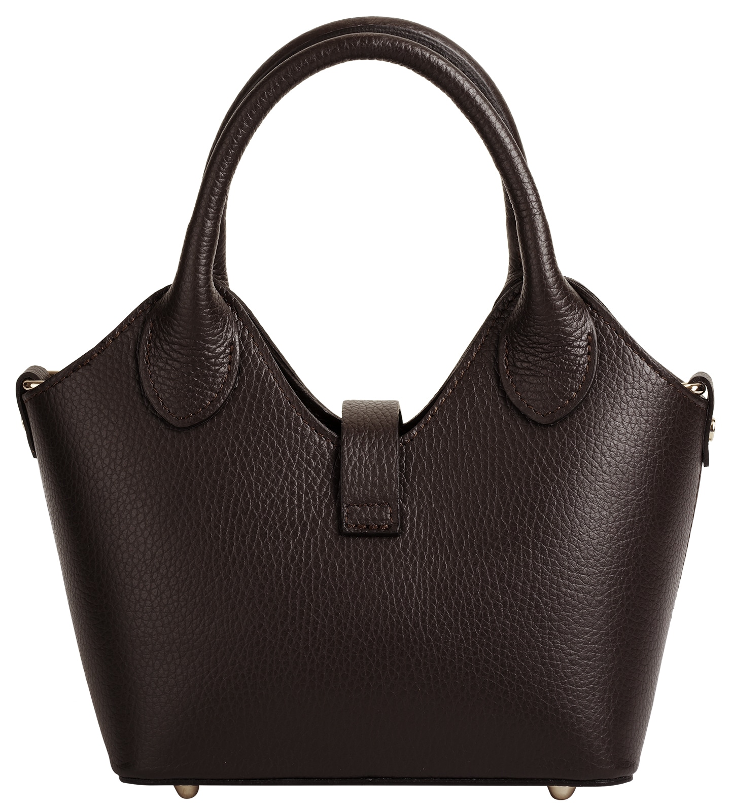 forty° Henkeltasche »FORTY° Damen LANVERRA - S echt Leder, Made in Italy« echt Leder, Made in Italy