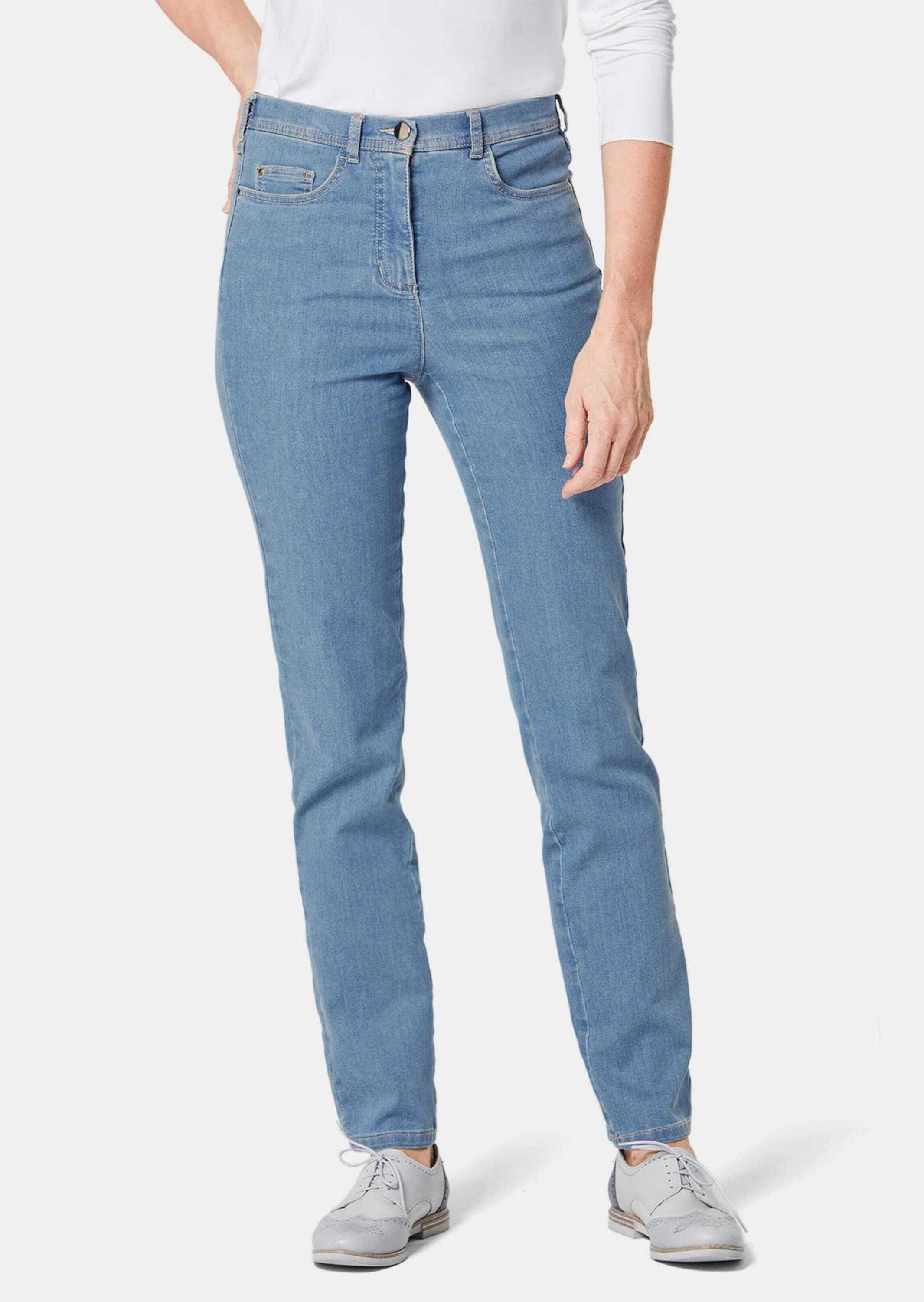 GOLDNER Regular-fit-Jeans »Damen Jeans Slim Fit LOUISA mit Stretch-Anteil«