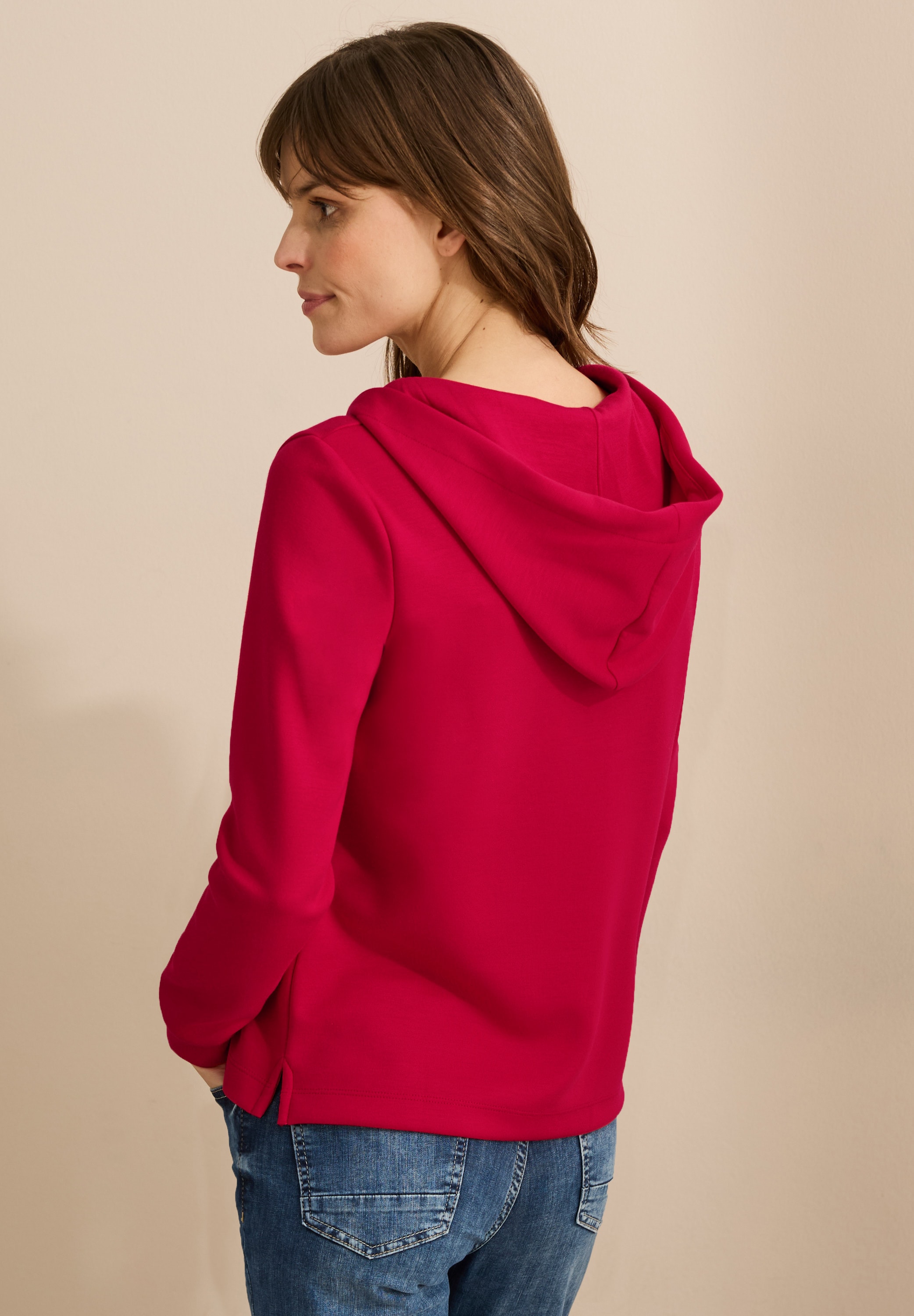 Cecil Langarmshirt, mit Kapuze