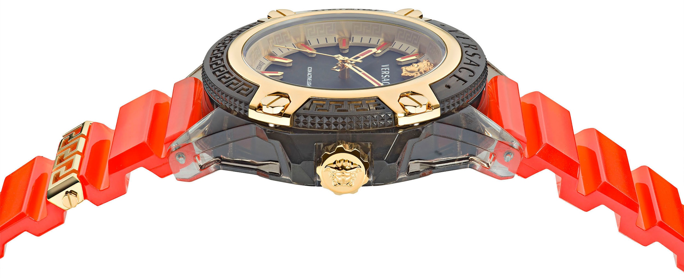 Versace Quarzuhr »ICON ACTIVE, VE6E00223«, Armbanduhr, Herrenuhr, Swiss Made, Saphirglas, analog