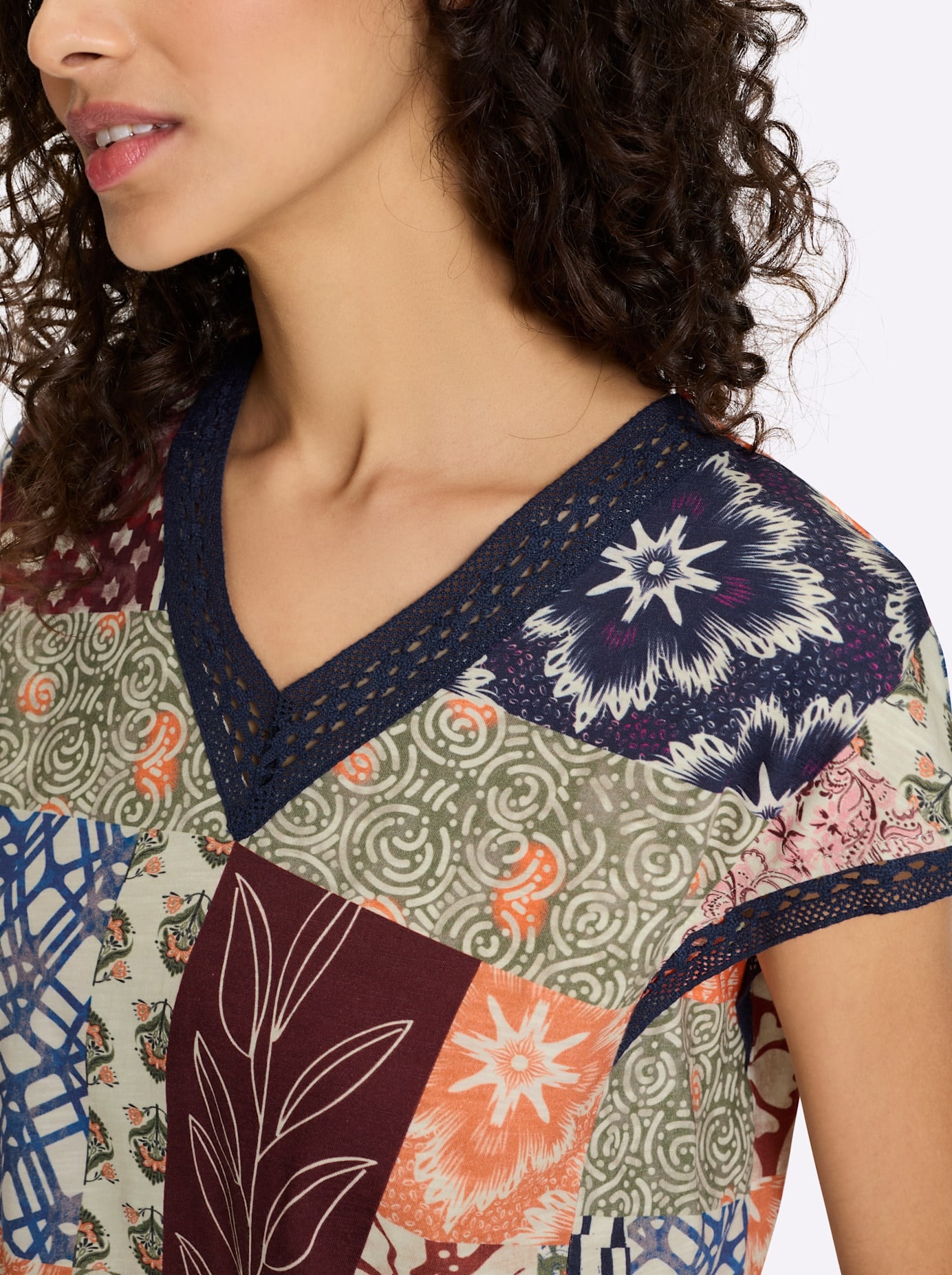 heine Kurzarmshirt »Druck-Shirt« 1 tlg.