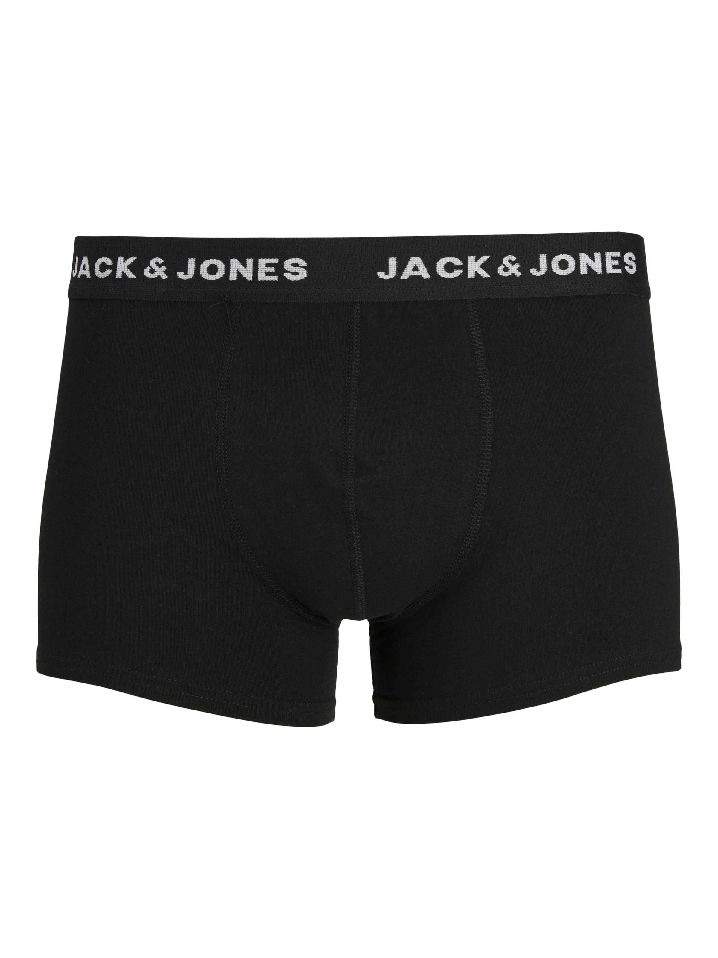 Jack & Jones Trunk »JACBLACK – Formschlüssige Boxershorts mit elastischem Bund«, 5 Stk. unifarben, casual, körpernah, Jersey