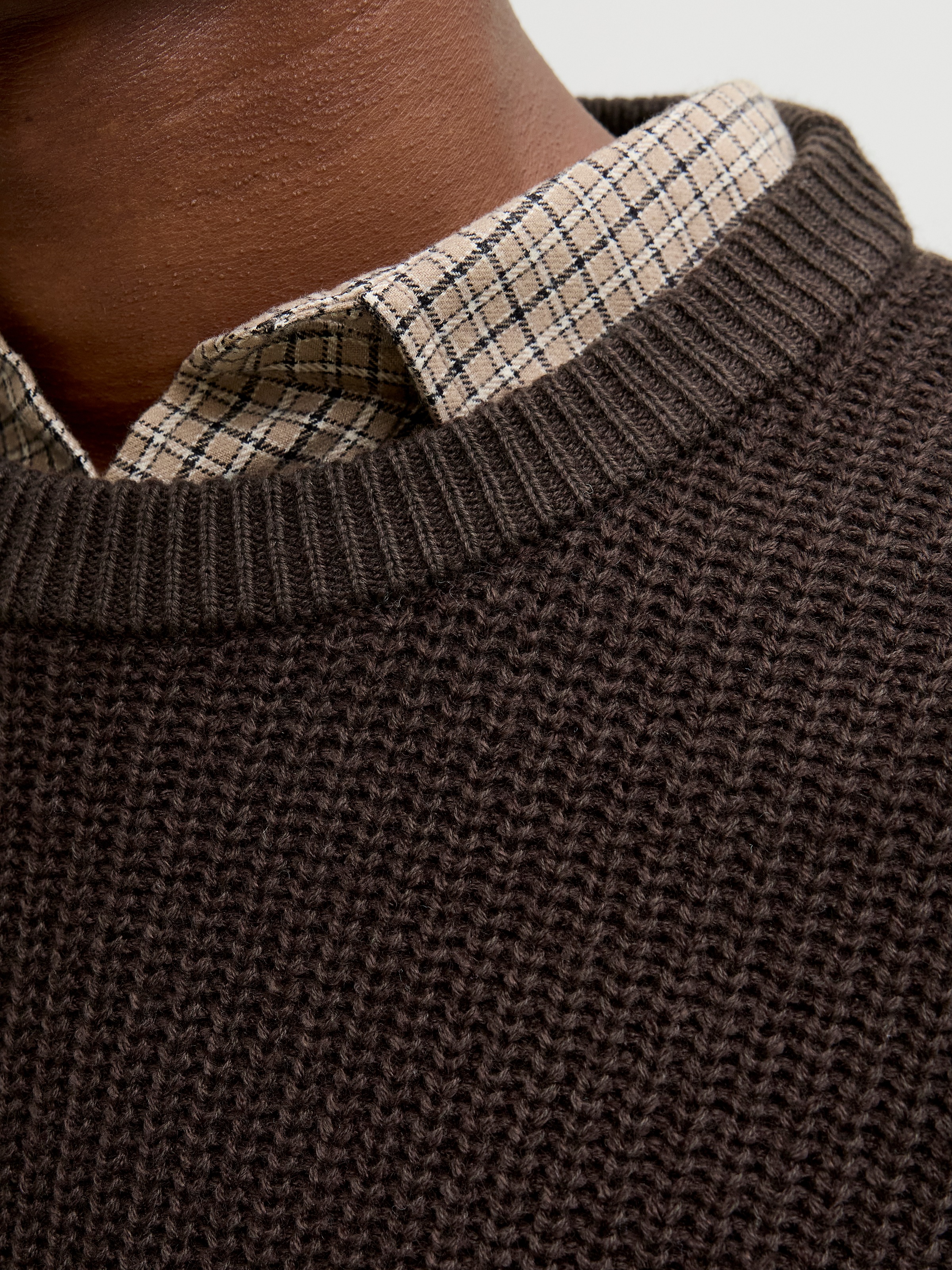 Jack & Jones Rundhalspullover »JJKAITO KNIT CREW NECK BF«