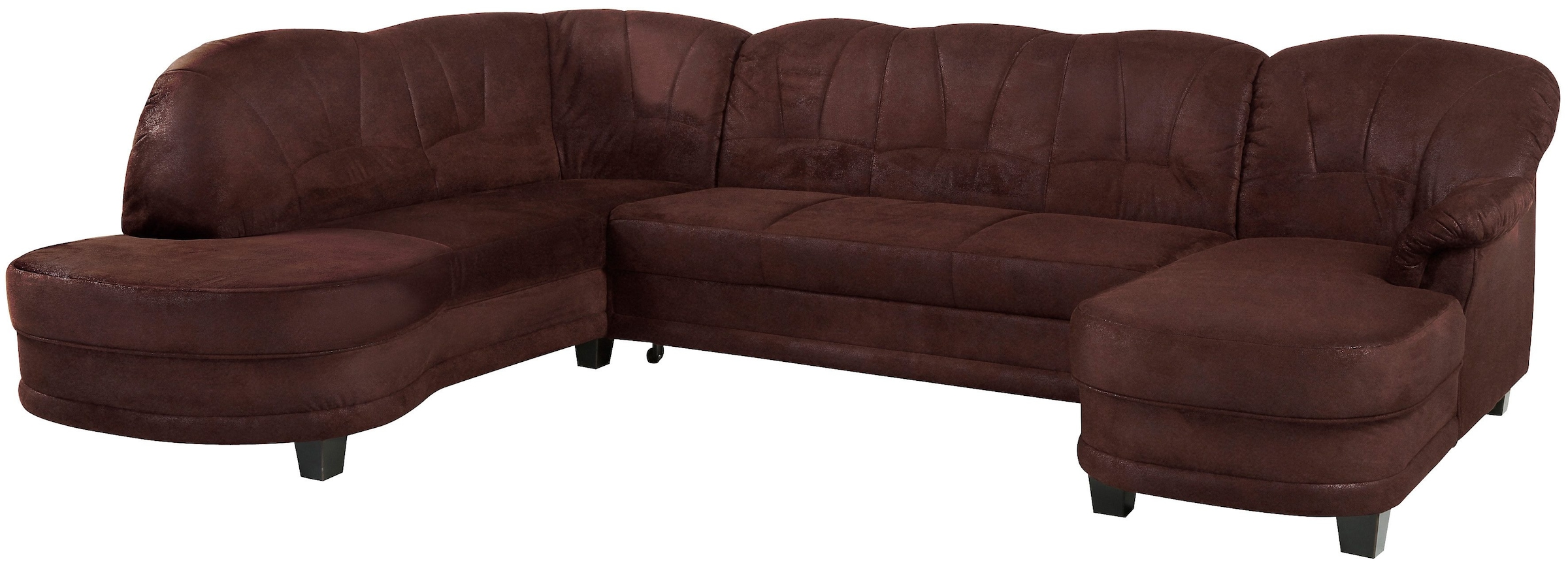 Home affaire Wohnlandschaft »Camelita, viel Platz, bequem und zeitlos, Breite 289cm, U-Form«, wahlweise mit Bettfunktion