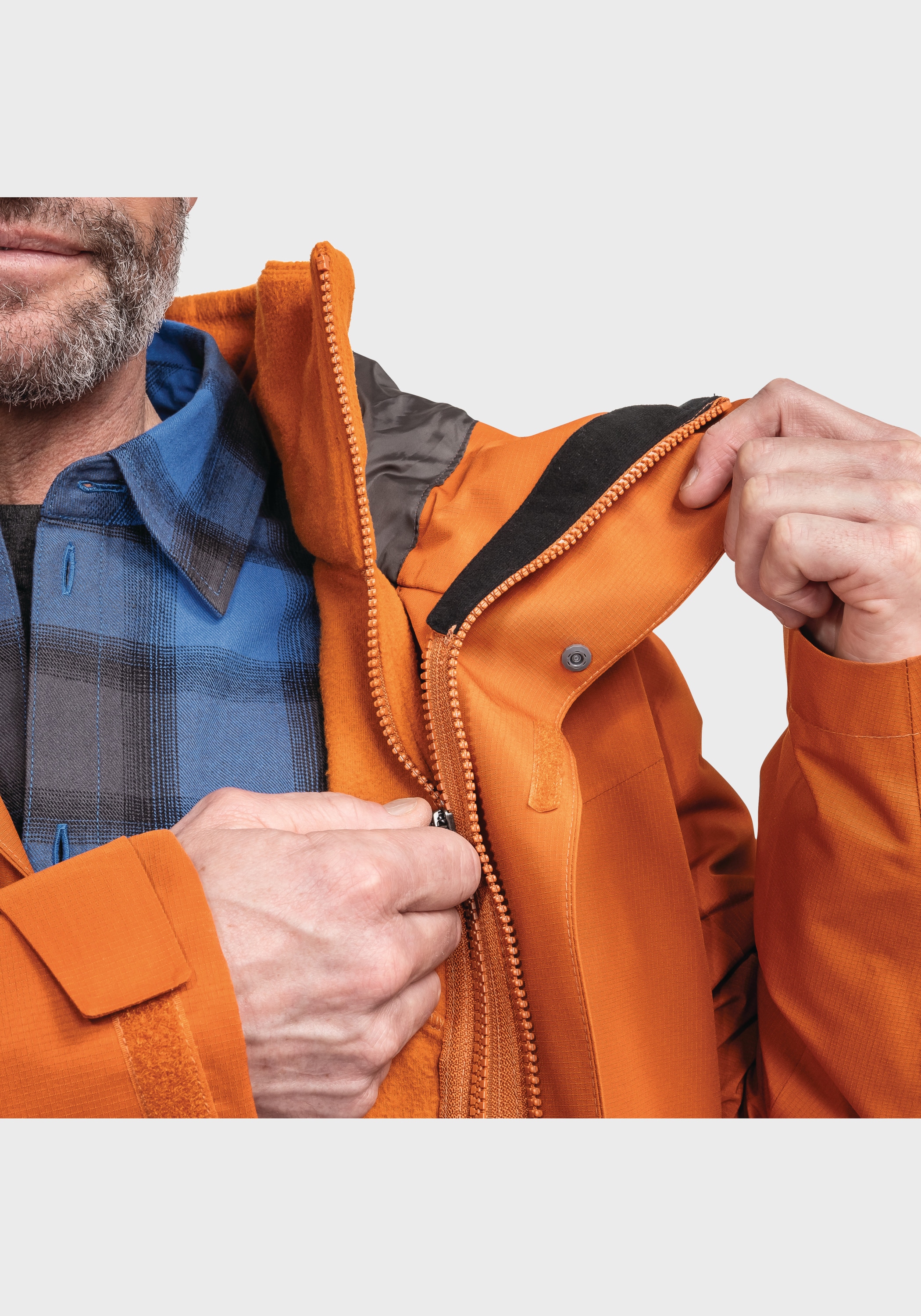 Schöffel Doppeljacke »Hiking 3in1 Jacket Style Okere MNS«, mit Kapuze