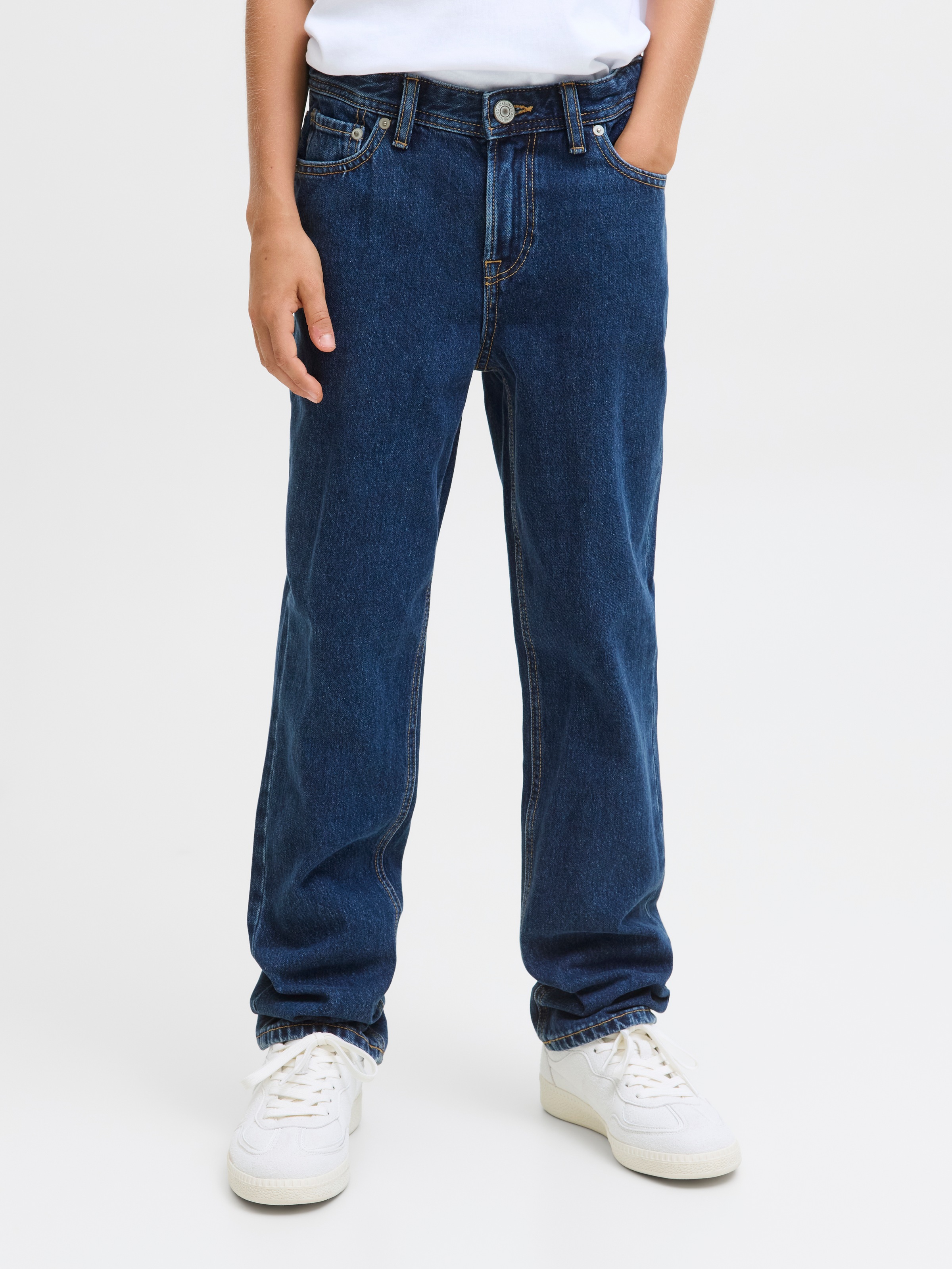 Jack & Jones Junior Regular-fit-Jeans »JJICLARK JJORIGINAL AKM 512 SN JNR«