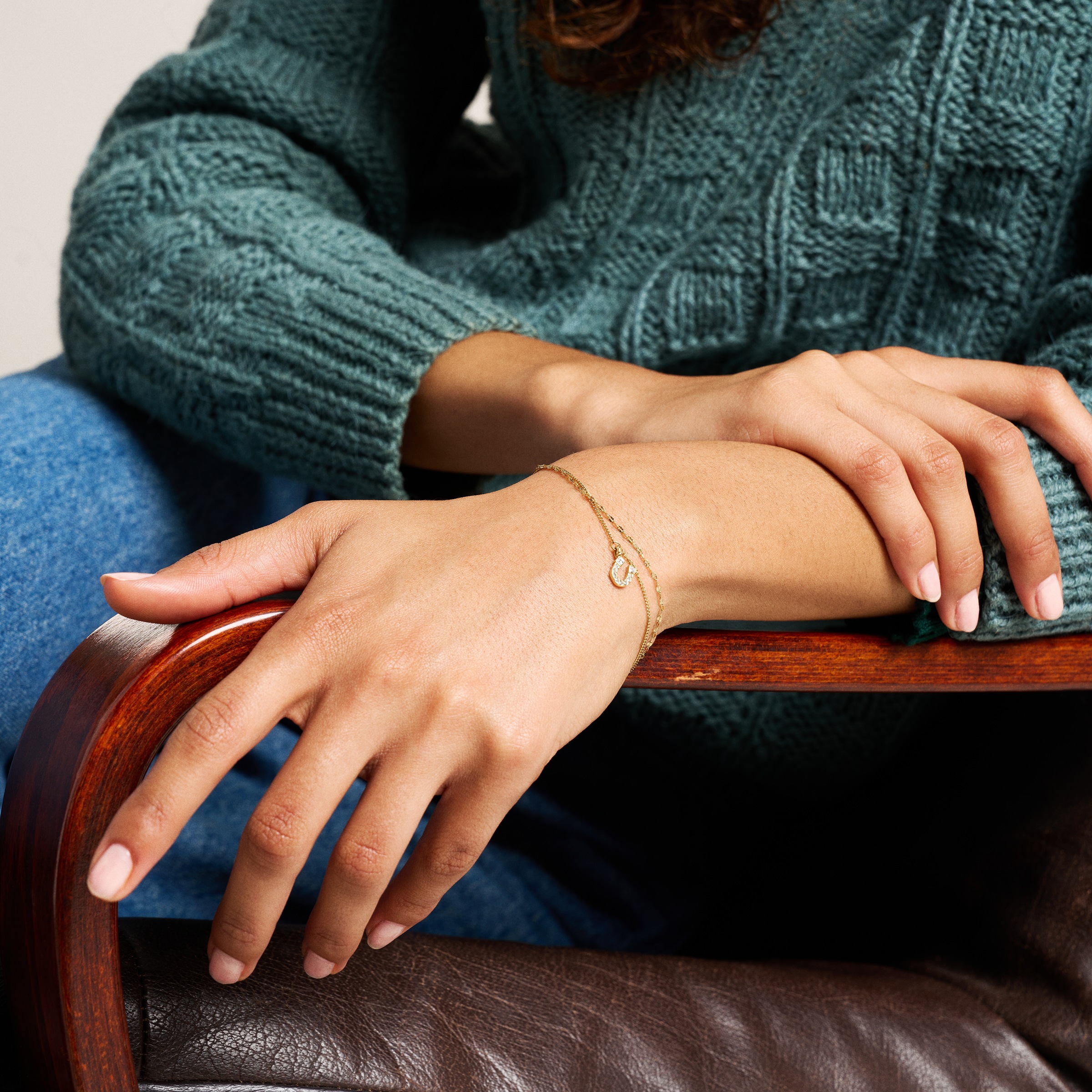 Fossil Armband »Schmuck Geschenk Edelstahl SUTTON« mit Glasstein