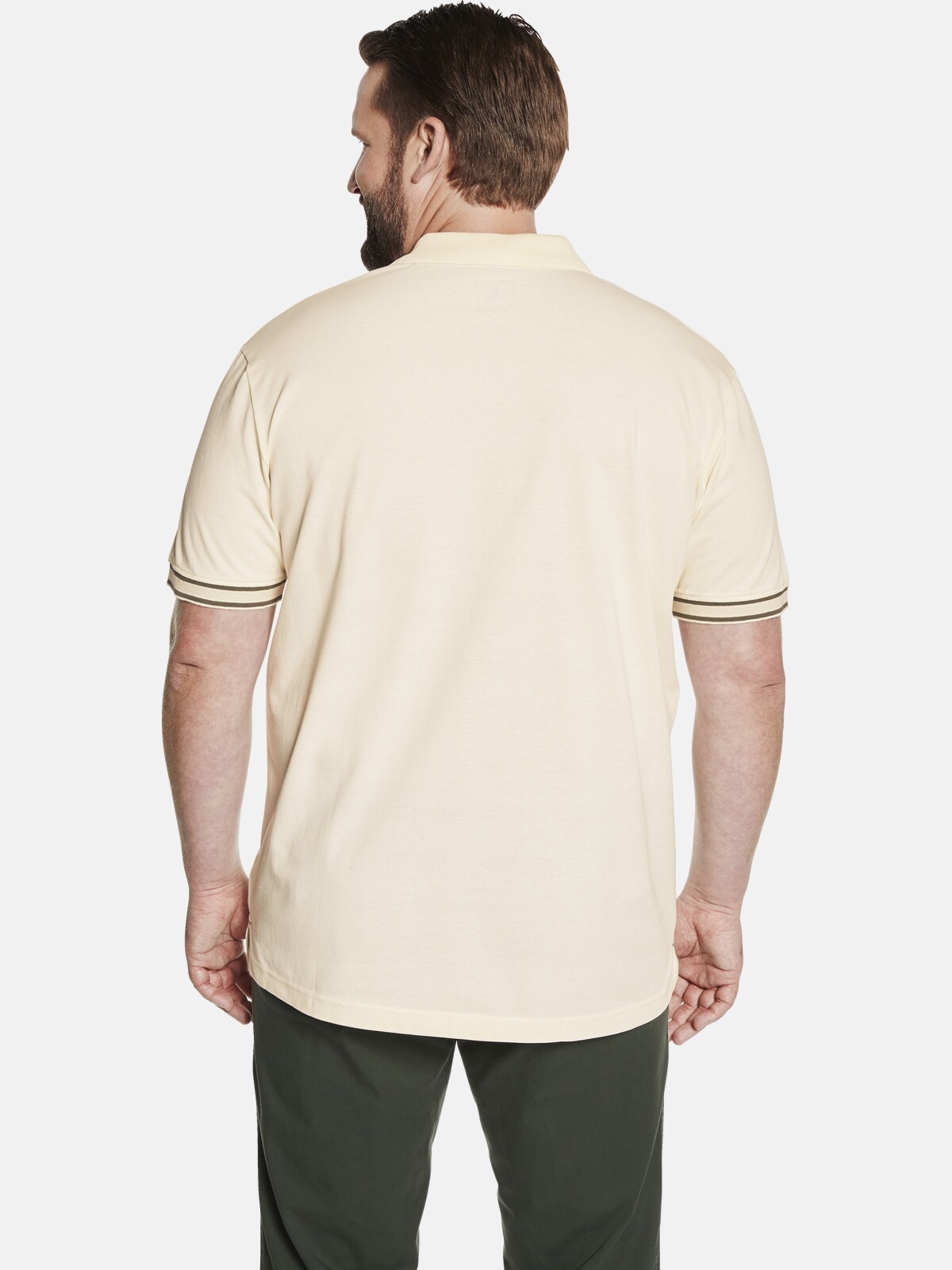 Charles Colby Poloshirt »Poloshirt EARL KAHEDIN«, (1 tlg.), mit Blatt-Stickerei