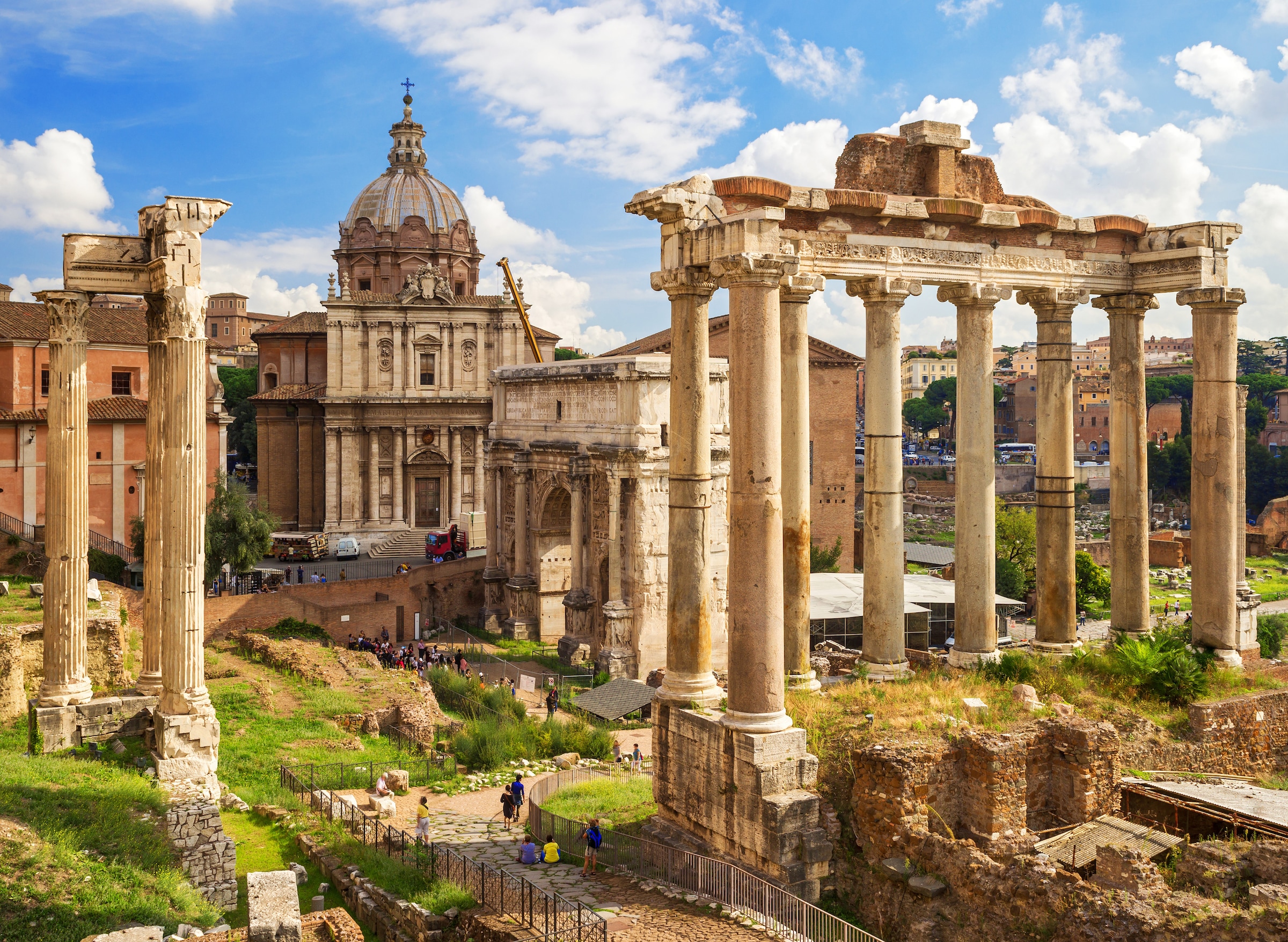 Fototapete »Roman Forum Rome«