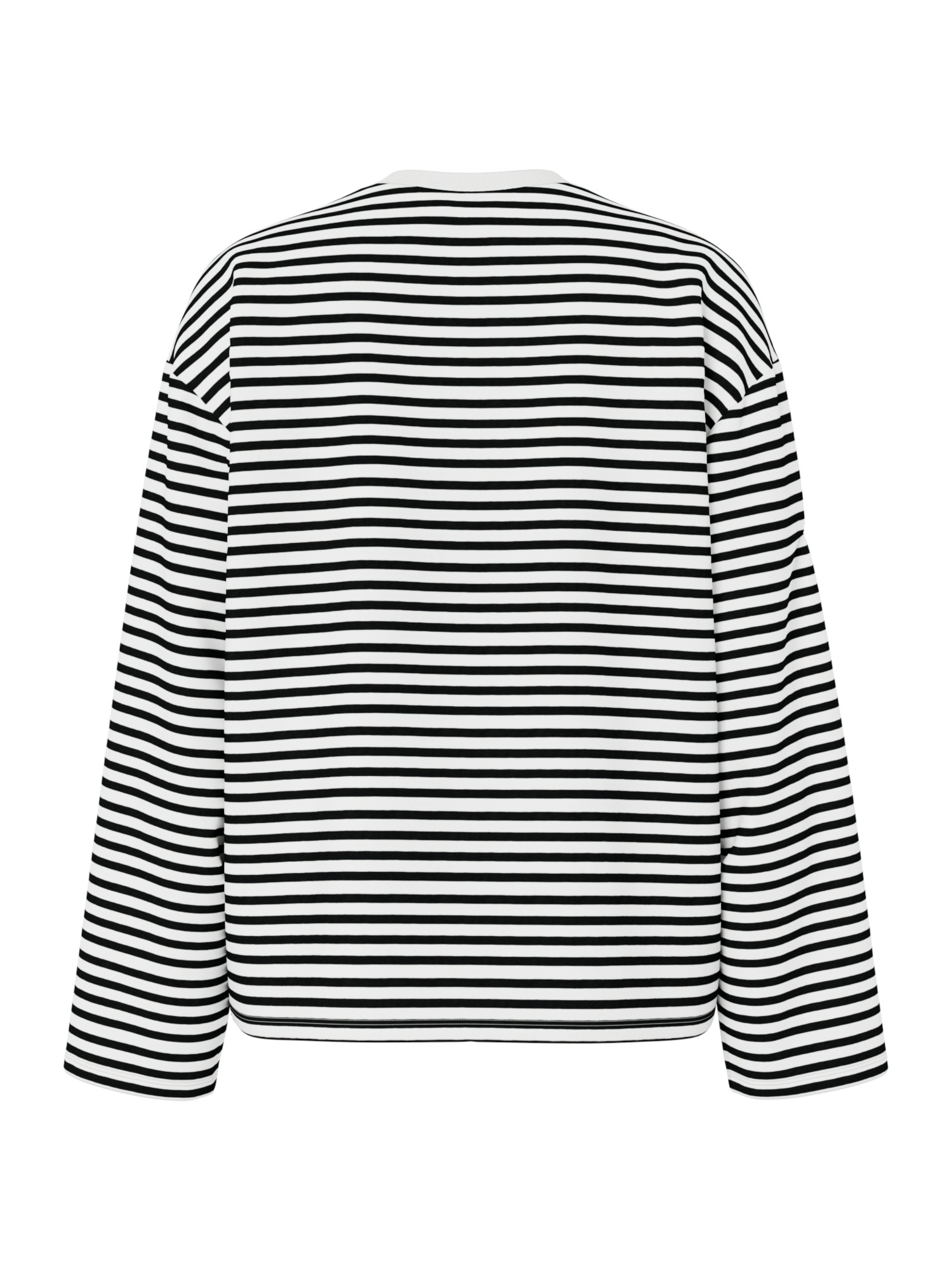 pieces Langarmshirt »PCSADIE LS TOP JRS NOOS« Baumwollmischung, oversize