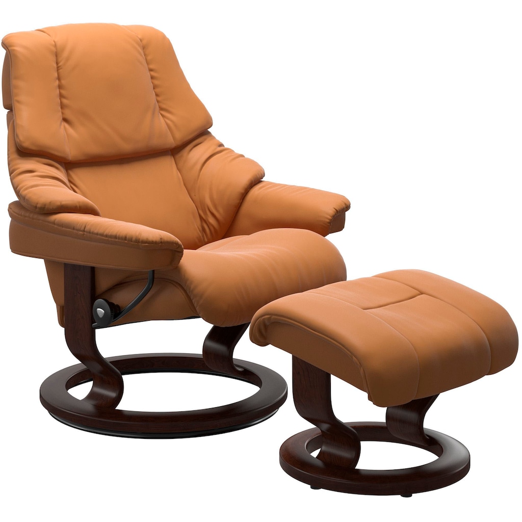 Stressless® Relaxsessel »Reno«, (Set, Relaxsessel mit Hocker)