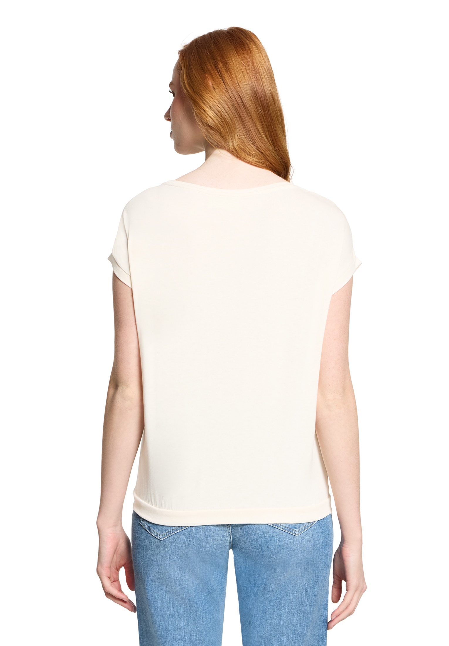 Cartoon Rundhalsshirt »Casual-Shirt mit Rippbündchen«