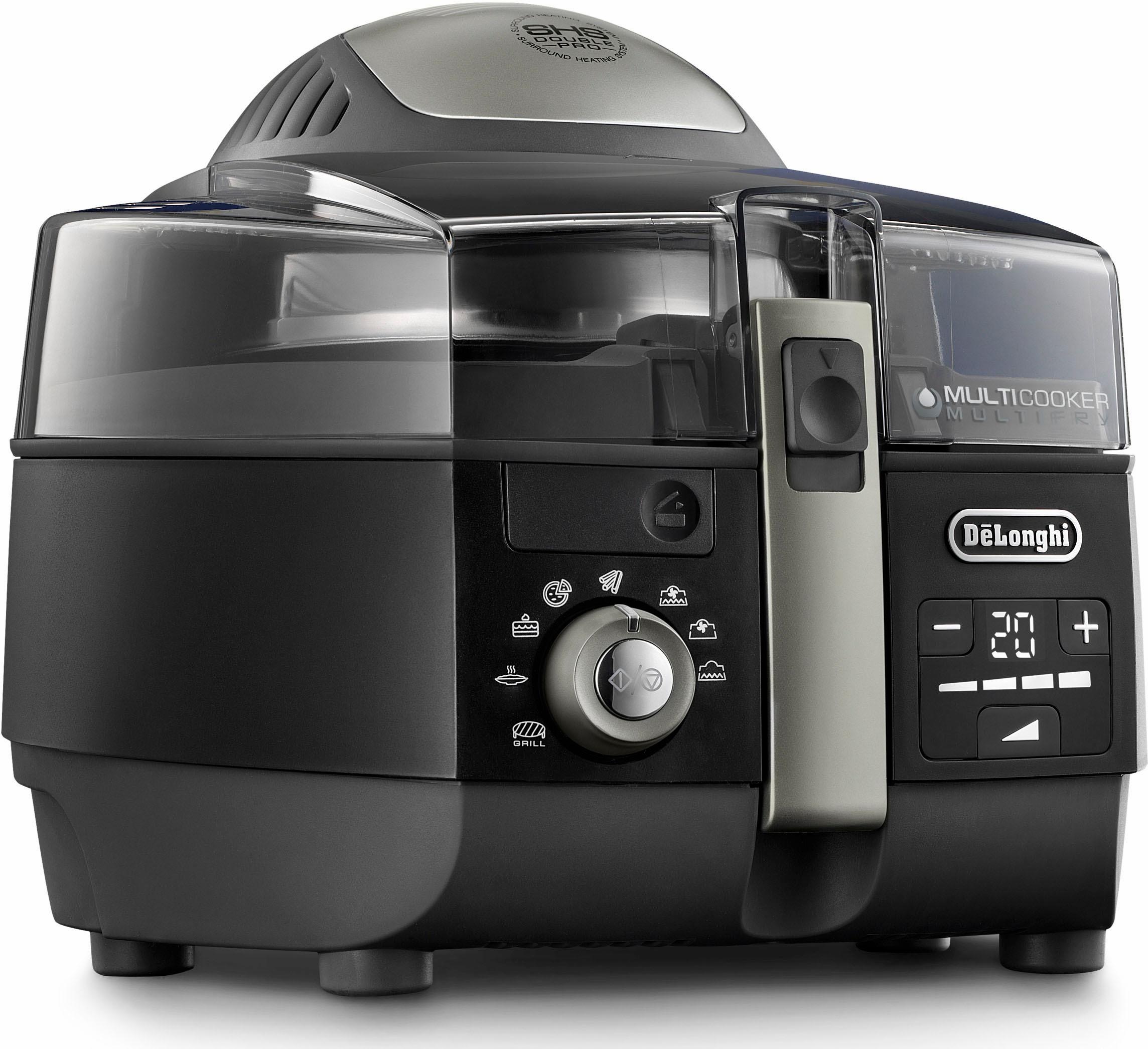 De'Longhi Heißluftfritteuse »MultiFry EXTRA CHEF PLUS FH1396.BK«, 2300 W, Multicooker, auch zum Brotbacken, Fassungsvermögen 1,7 kg