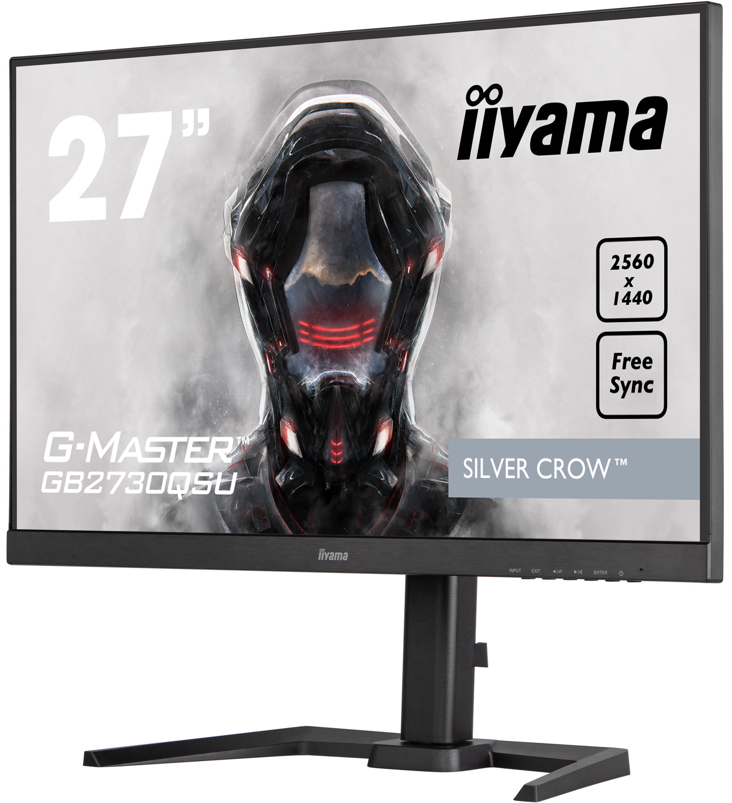 Iiyama Gaming-LED-Monitor »GB2730QSU-B5«, 68,5 cm/27 Zoll, 2560 x 1440 px, WQHD, 1 ms Reaktionszeit, 75 Hz