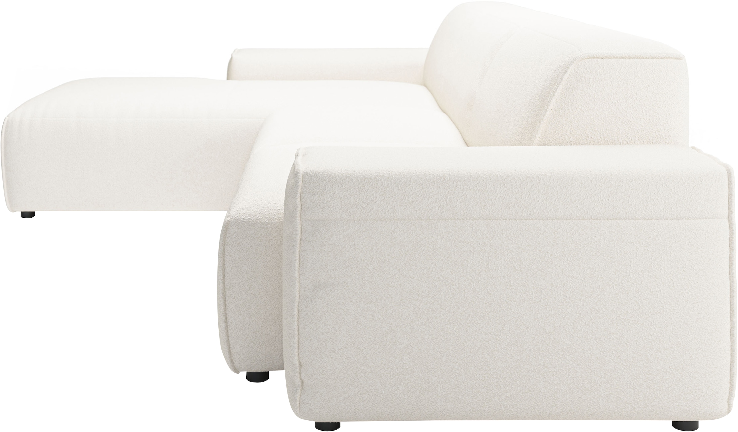 andas Ecksofa »Glimminge auch in Breitcord, Feincord, Bouclé + Easy care-Bezug«, L-Form, Breite 294, Zierkissen