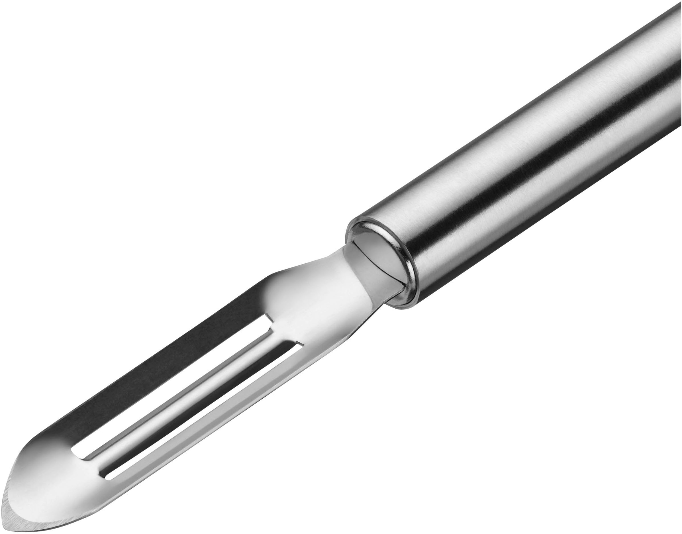 WMF Sparschäler »Profi Plus«, (1 tlg.), 19 cm, dünnes schälen von Gemüse, Cromargan: Edelstahl Rostfrei 18/10
