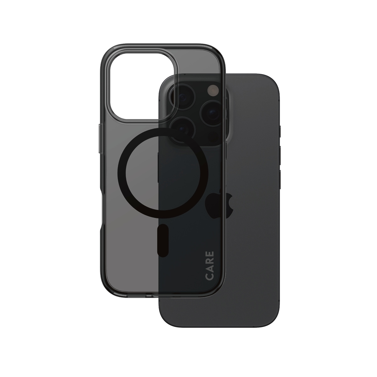 CARE by PanzerGlass Handyhülle »Smokey Case für Apple iPhone 16 Pro« Backcover, Schutzhülle, Handyschutzhülle, Case, Schutzcase, stoßfest