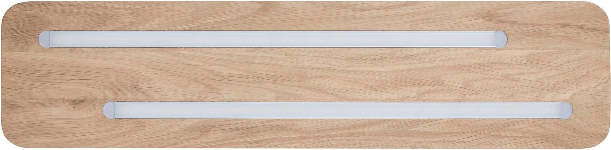 SPOT Light LED Deckenleuchte »NEELE«, LED-Modul, Warmweiß, Inklusive 24V LED Module mit 5 Jahre Garantie, Naturprodukt aus Eichenholz, Nachhaltig mit FSC®-Zertifikat, Made in EU