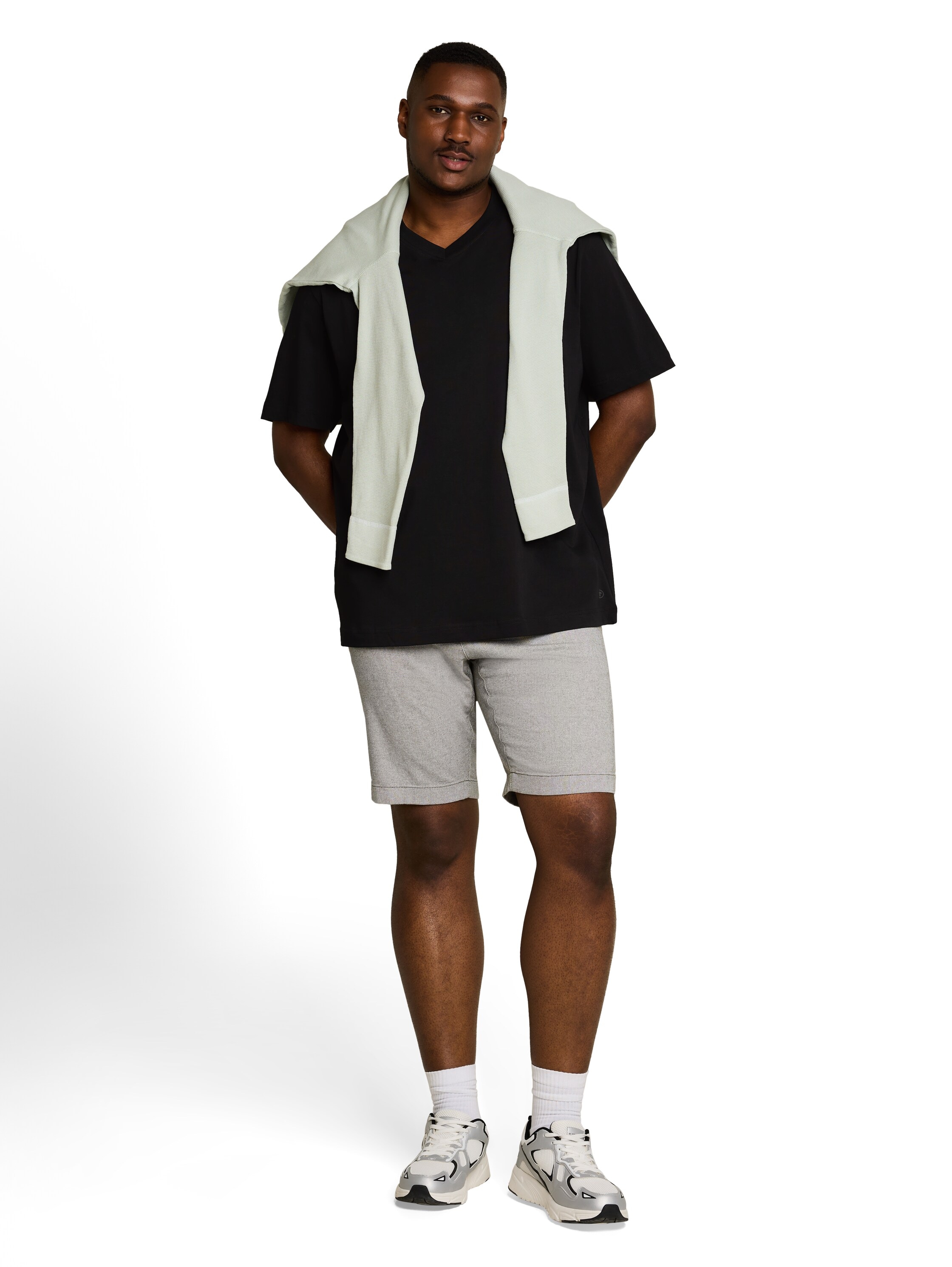 TOM TAILOR PLUS T-Shirt Packung, 2er,  im 2er Pack
