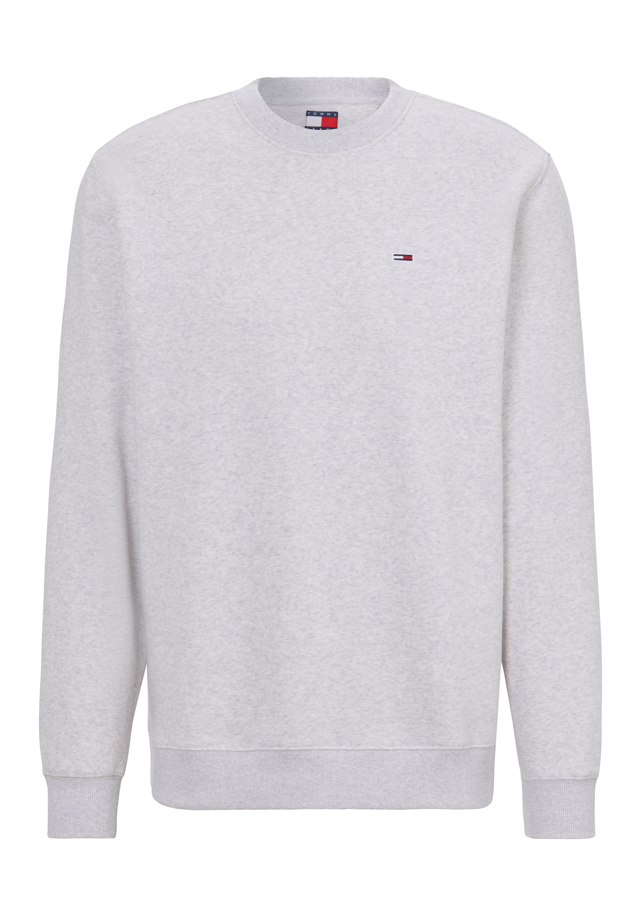 Tommy Jeans Sweatshirt »TJM REG S FLAG CREW«, Mit besticktem Markenlogo auf Brusthöhe