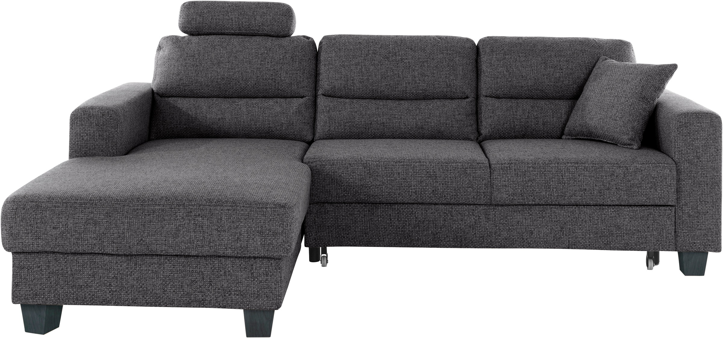 TRENDMANUFAKTUR Ecksofa »Chamber, zeitlos und modern, hoher Sitzkomfort, L-Form«, wahlweise mit Schlaffunktion