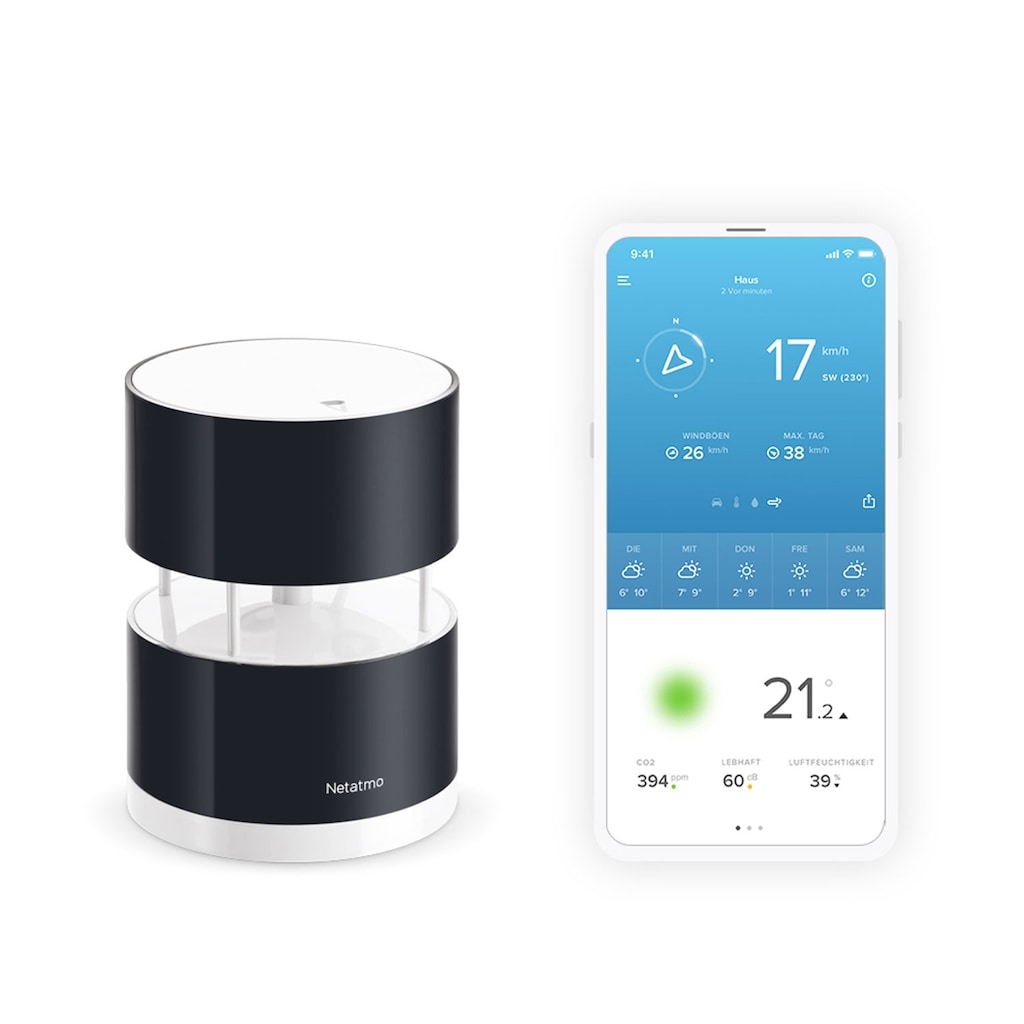 Netatmo Smart-Home-Station »Smarter Windmesser«