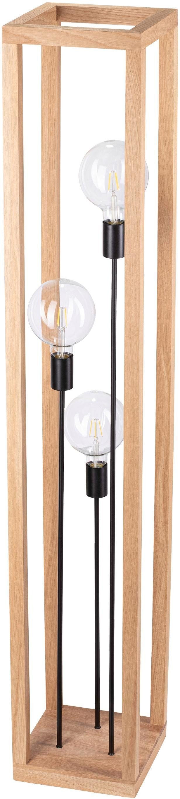 SPOT Light Stehlampe »KAGO«, 3 flammig-flammig, Naturprodukt aus Eichenholz,  Nachhaltig mit FSC®-Zertifikat bestellen im OTTO Online Shop