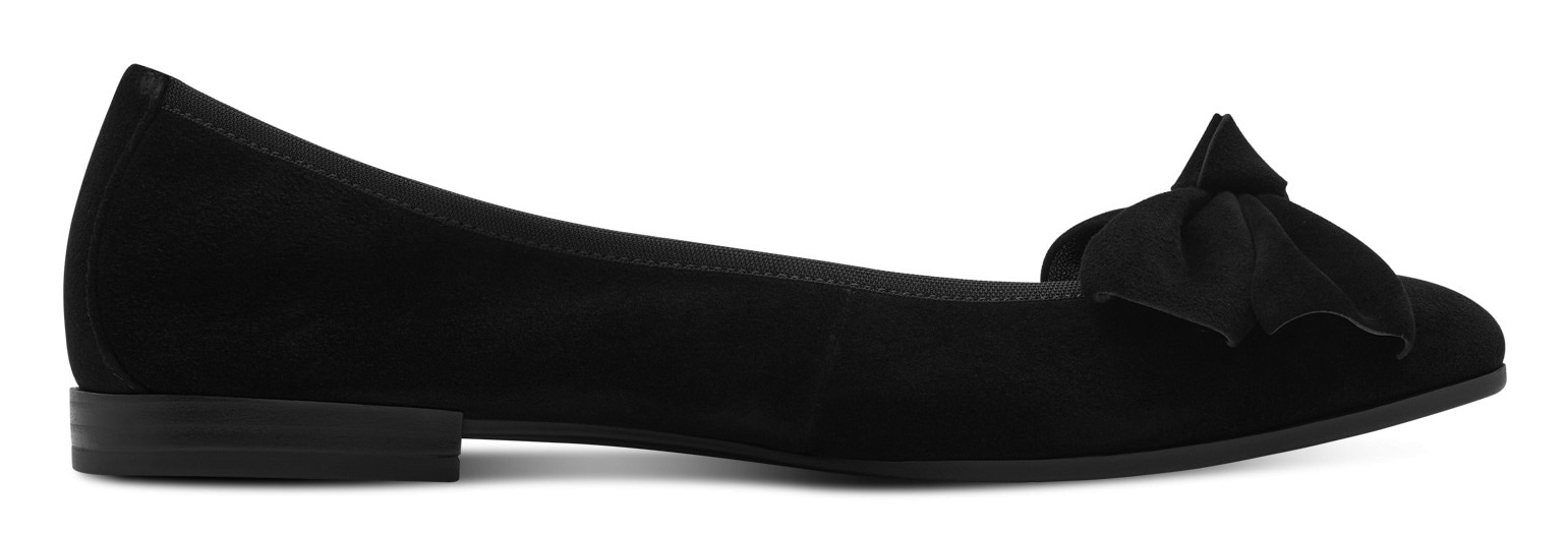 Tamaris Ballerina, Blockabsatz, Businessschuh, Schlupfschuh hat eine schmale Form