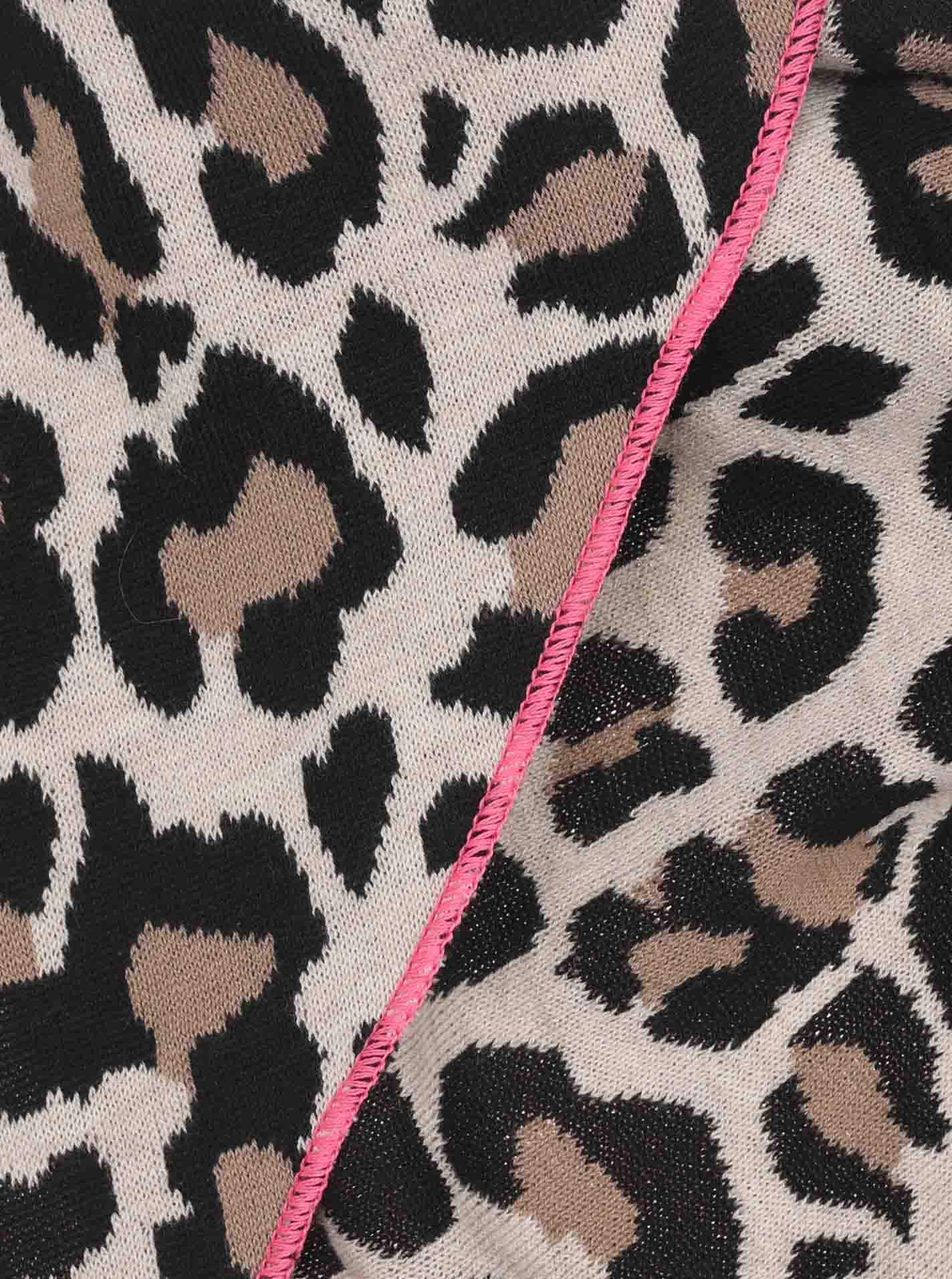 Zwillingsherz Dreieckstuch »"Summer Lacey"« Feinstrick, Leomuster, Neonkante