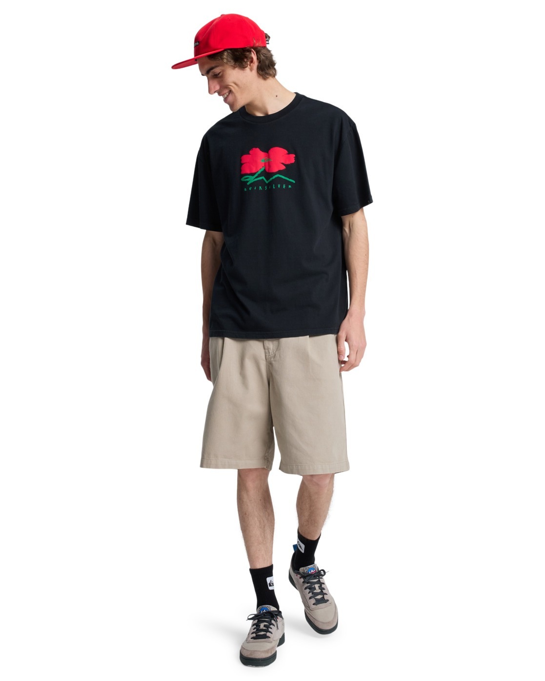 Quiksilver T-Shirt »Structured Flower«