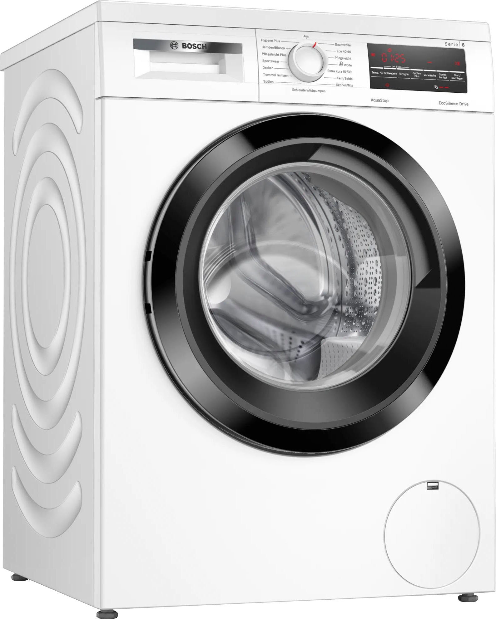 BOSCH Waschmaschine »WUU28T48« 8 kg 1400 U/min unterbaufähig,Speed Perfect, Hygiene Plus, großes LED-Display