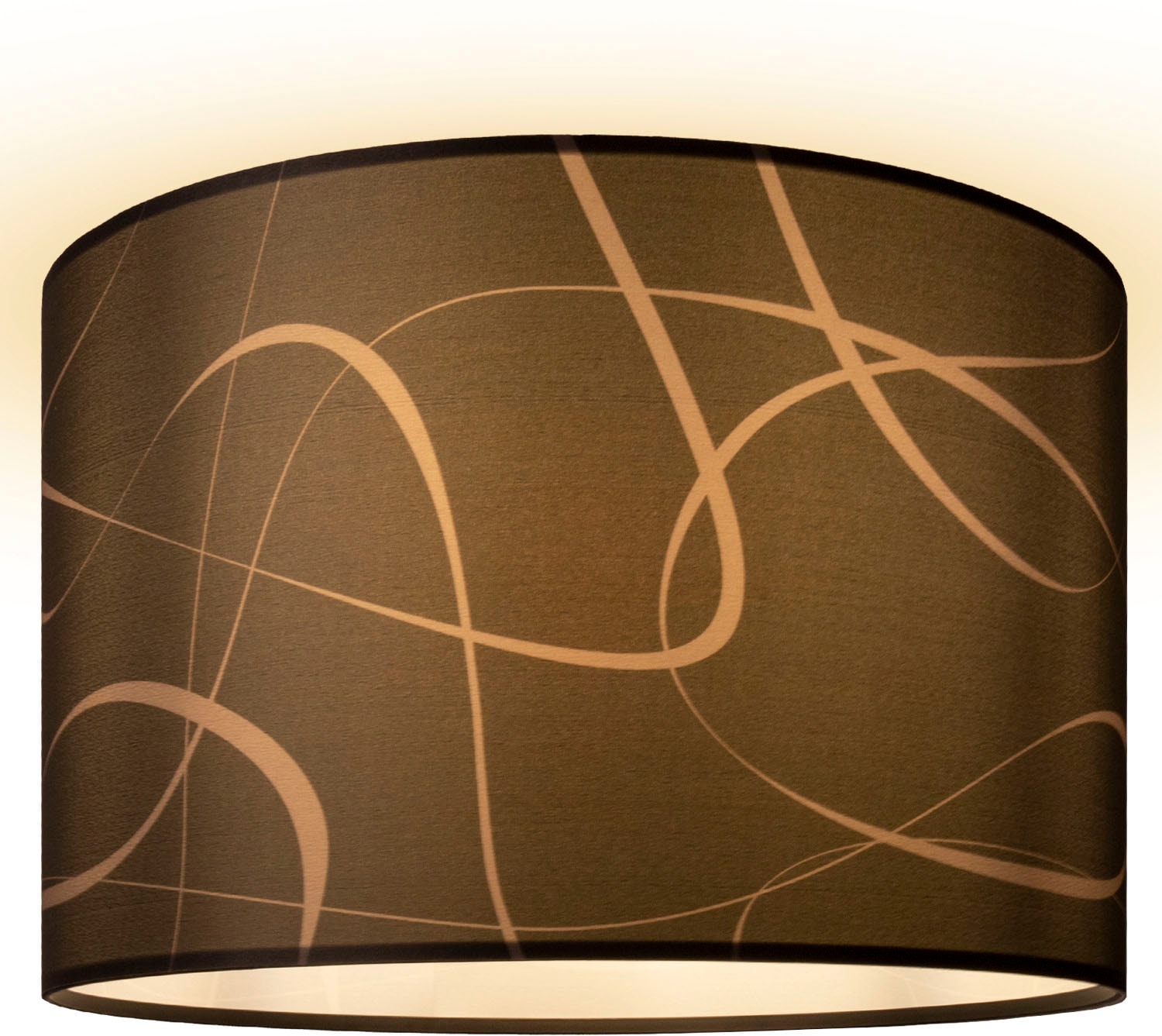 Paco Home Deckenleuchte »Hugo Tribal«, Leuchtmittel E27 | ohne Leuchtmittel, Deckenleuchte Stoff Schirmlampe Decke Esszimmer Modern Abstrakt