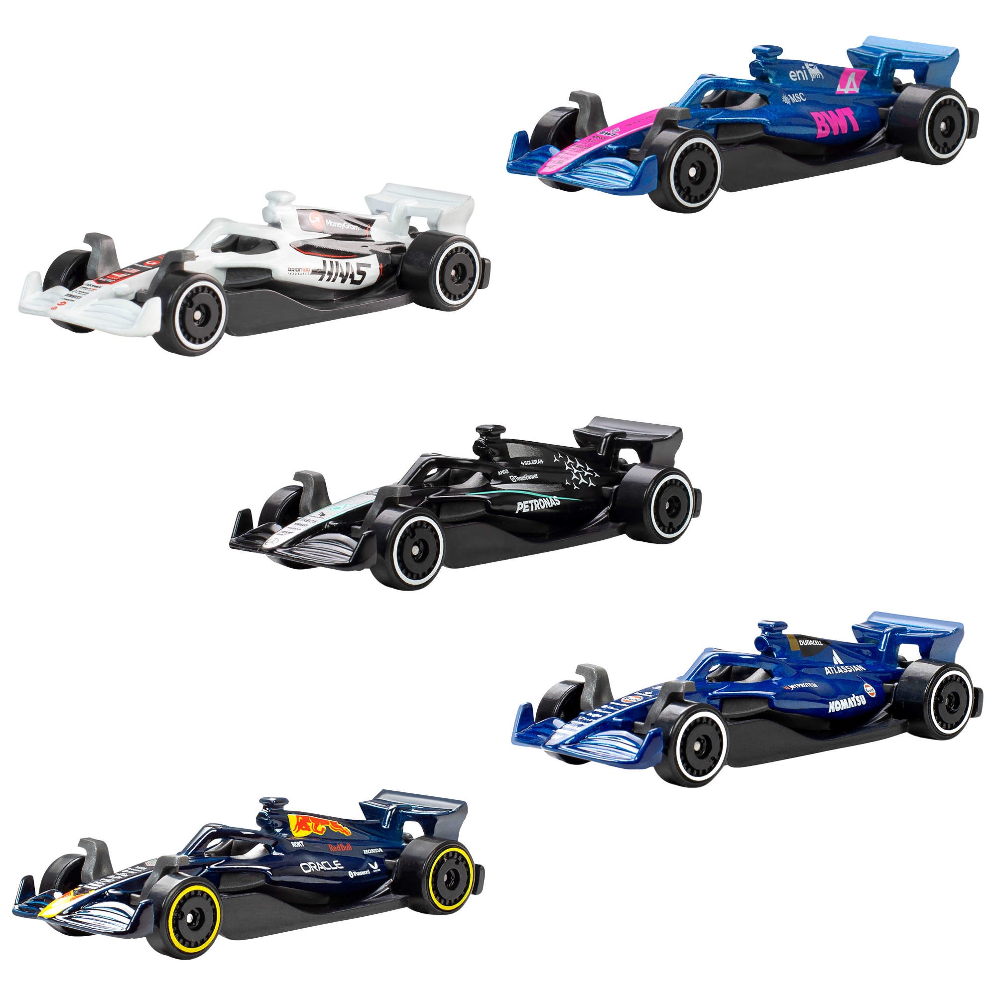Hot Wheels Spielzeug-Auto »Hot Wheels Formel 1 5er-Pack«