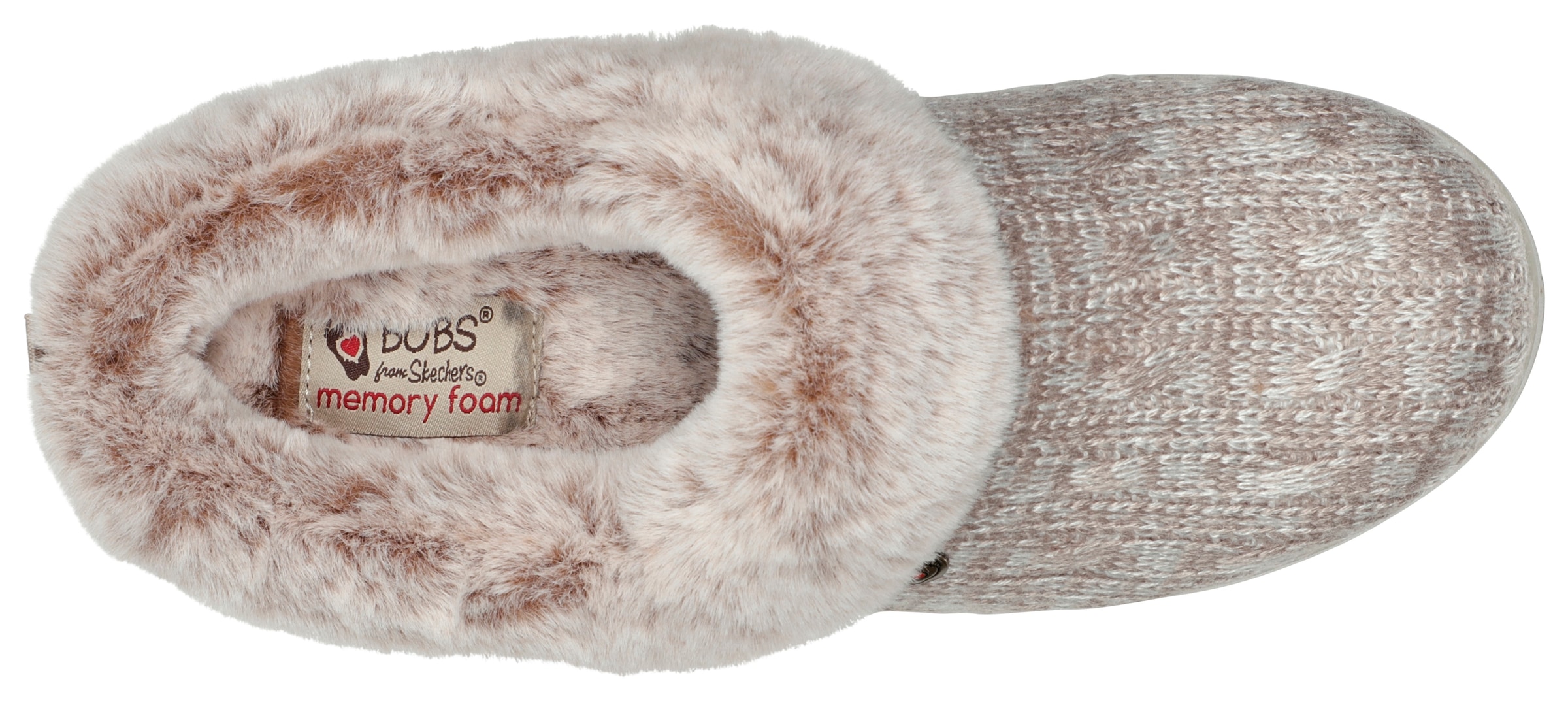 Skechers Pantoffel »KEEPSAKES - ICE ANGEL«  Hausschuh in Strick-Optik