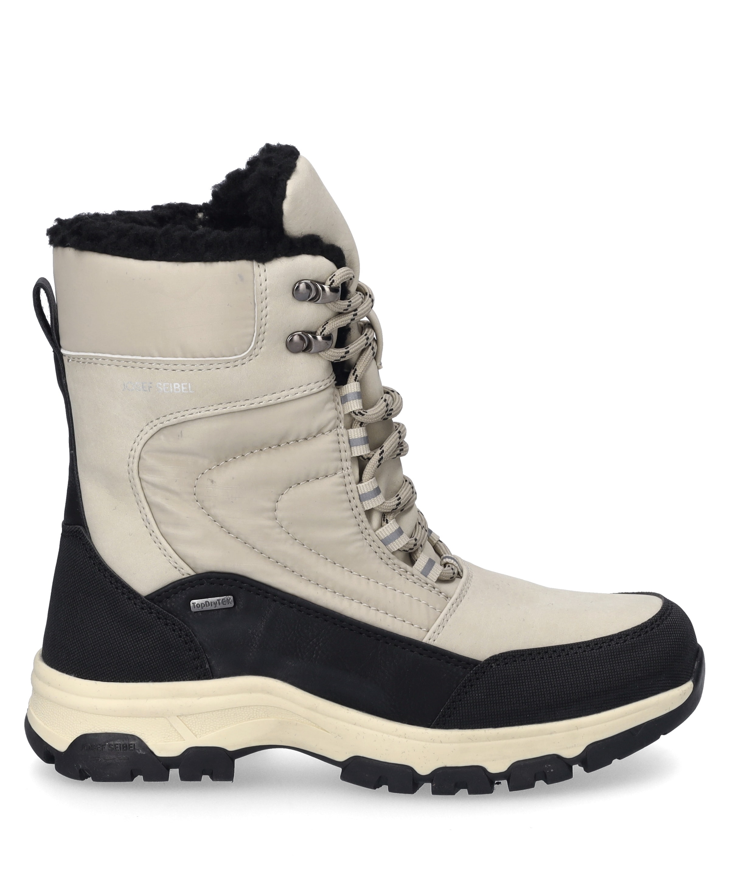 Josef Seibel Stiefel »Davos 52, schwarz-offwhite«