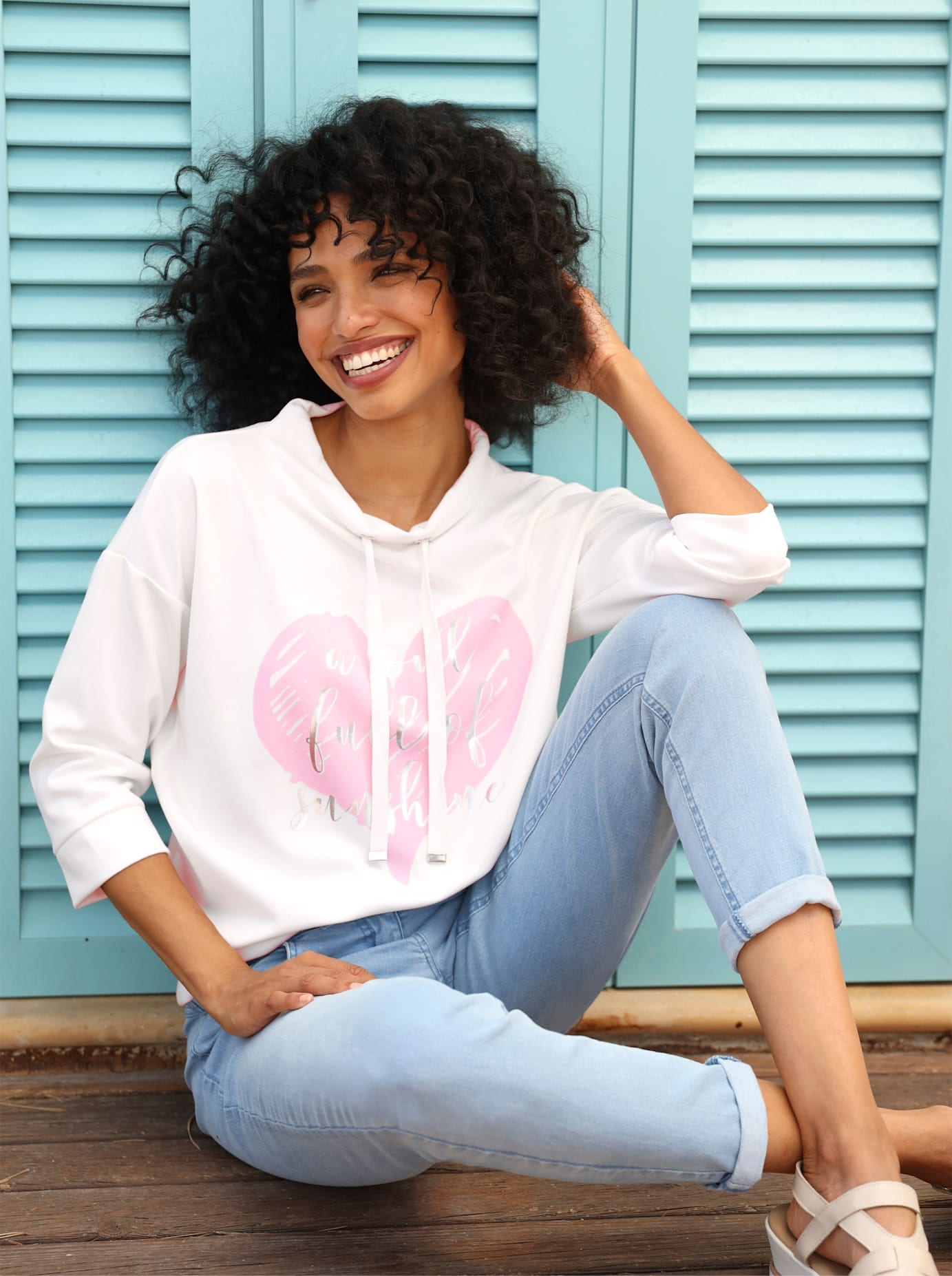 heine 3/4-Arm-Shirt »Shirt« 1 tlg.