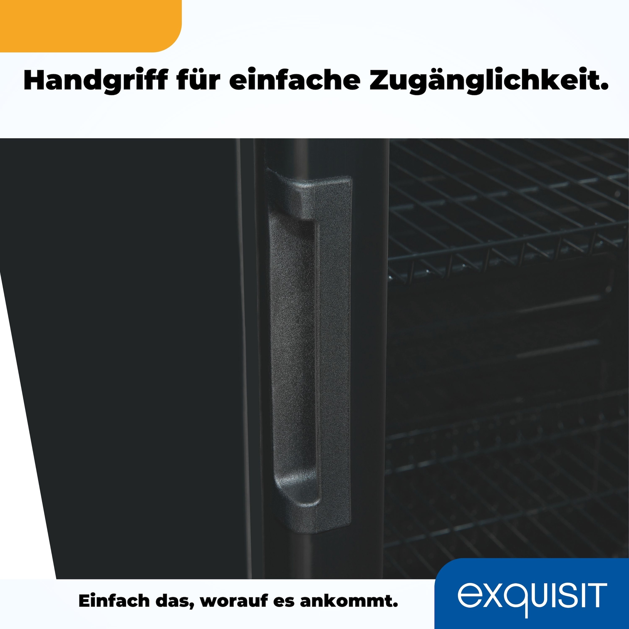 exquisit Getränkekühlschrank »GKS350-1-GT-280D schwarz«, 320 L Volumen, Getränkekühlschrank mit Glastür, LED
