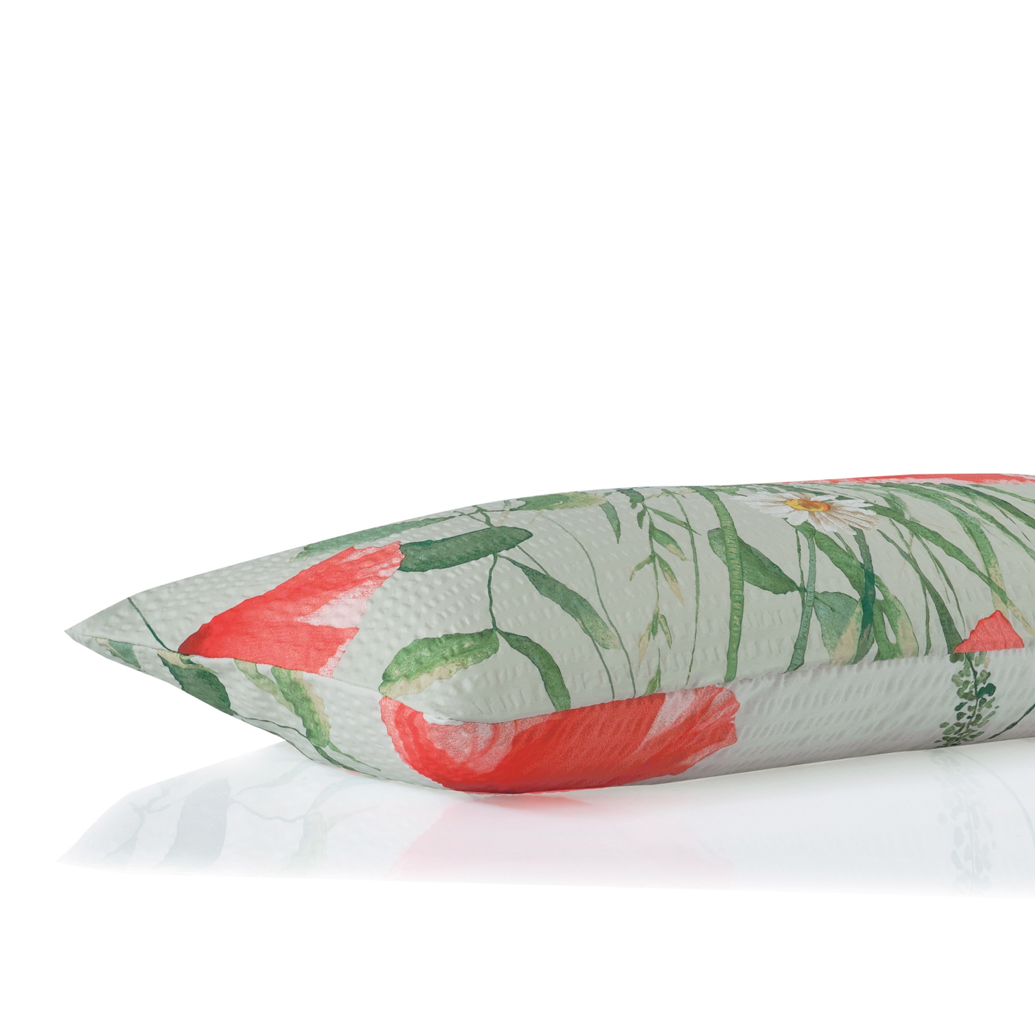 Florella Kissenbezüge »"Liara grün" Soft-Touch Seersucker,  50% Baumwolle, 50% Viskose«