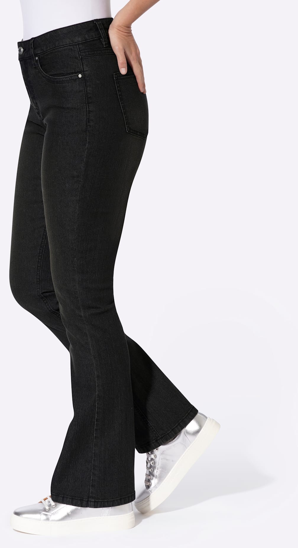 Classic Basics Bootcut-Jeans 1