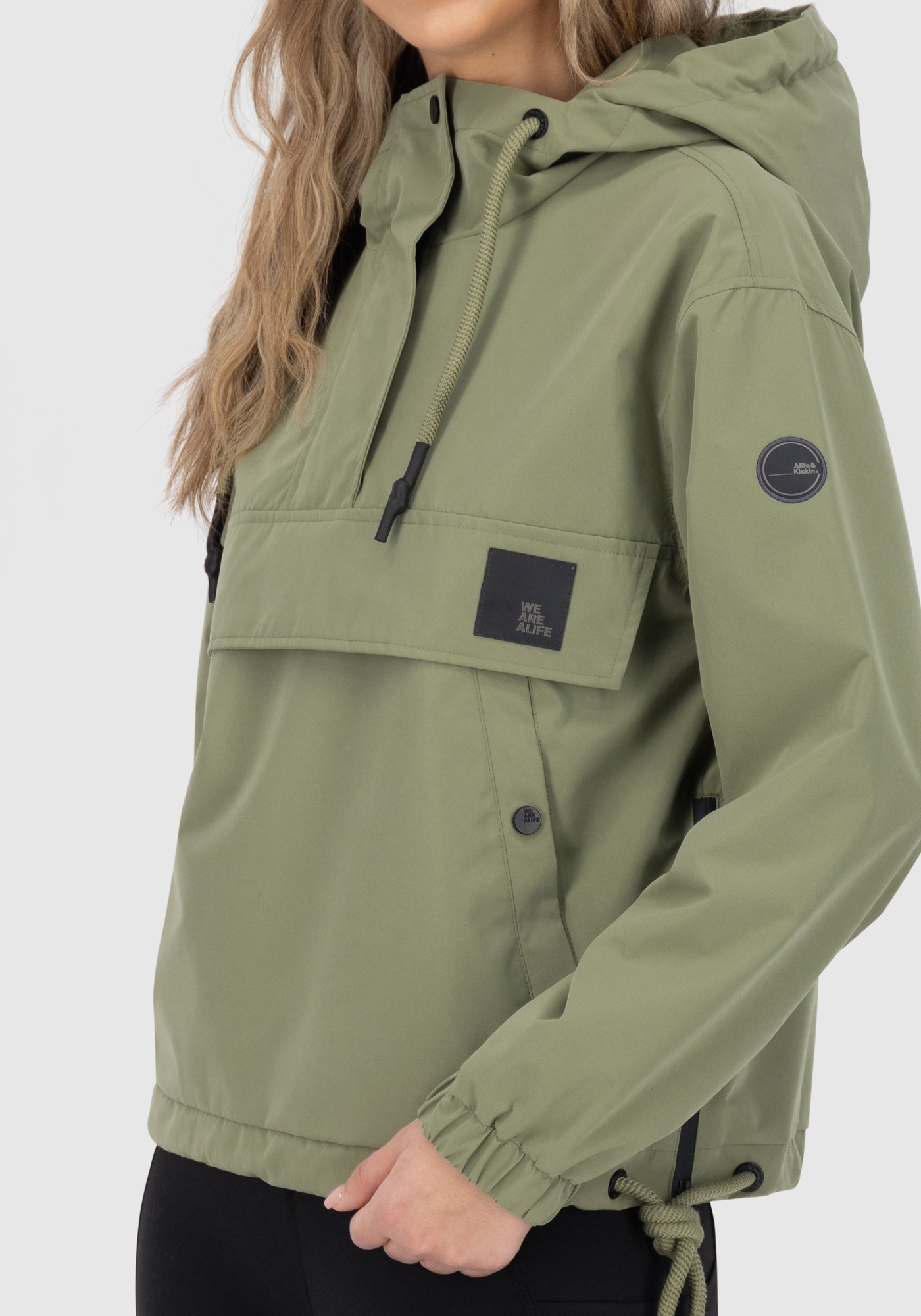 Alife & Kickin Anorak »NIVIAAKA« mit Kapuze leichter, lässiger Schlupf-Anorak mit vielen praktischen Details