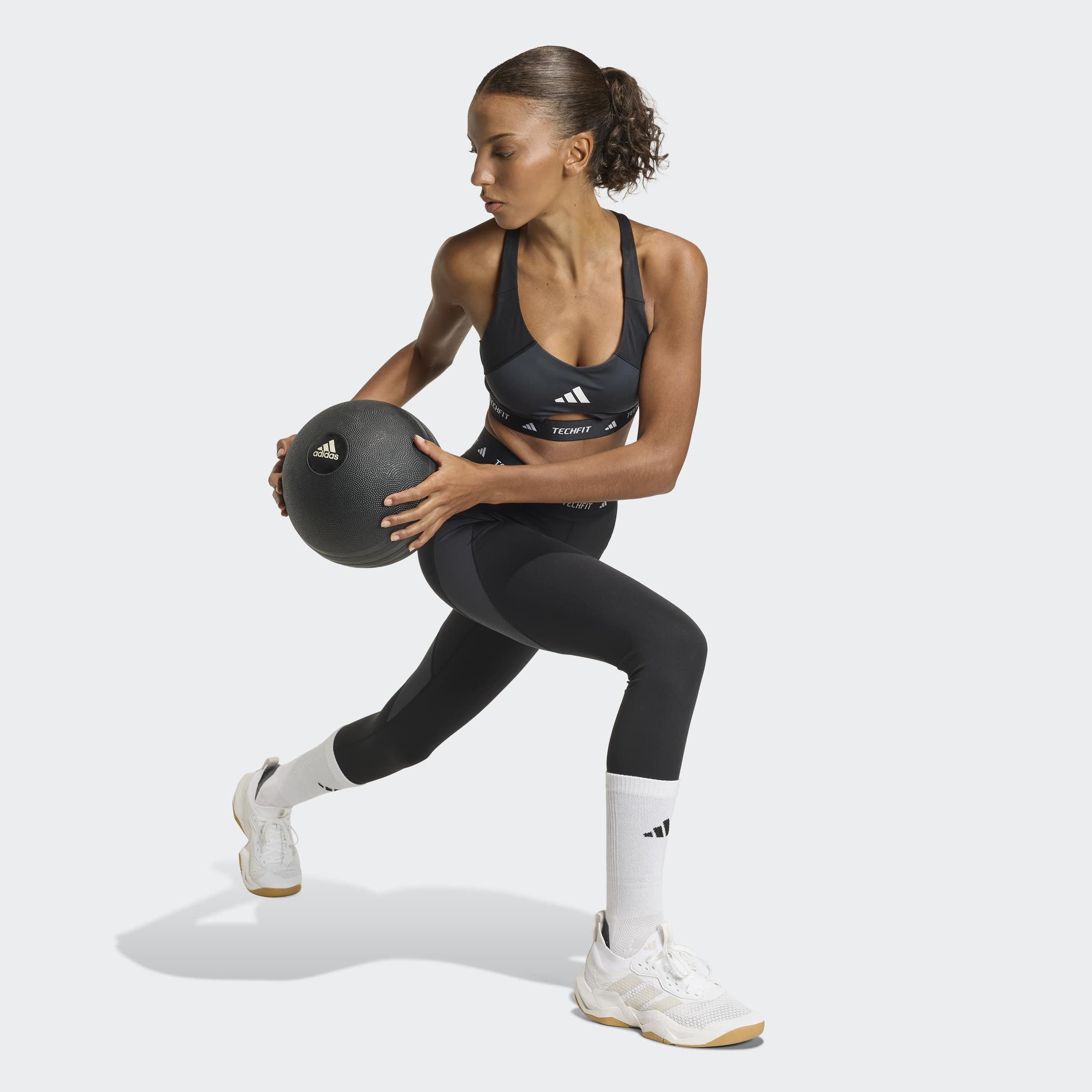 adidas Performance Sport-BH »TECHFIT WORKOUT COLOR BLOCK BH, MITTLERE BELASTUNG«