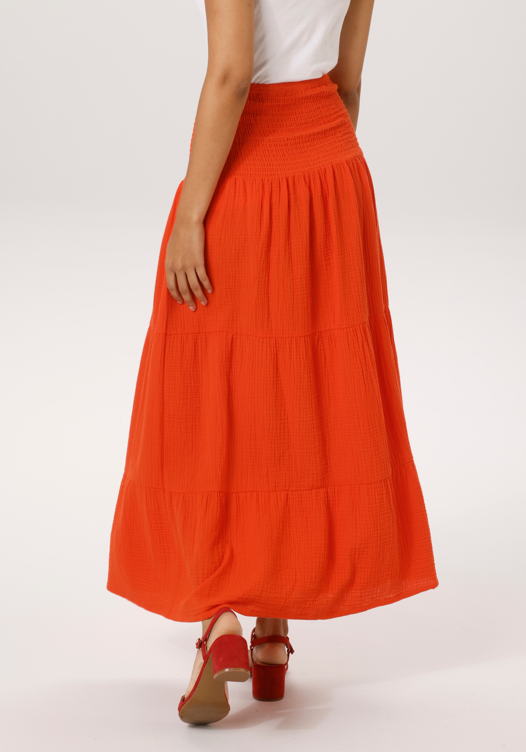 Aniston CASUAL Sommerkleid - auch als Maxirock tragbar