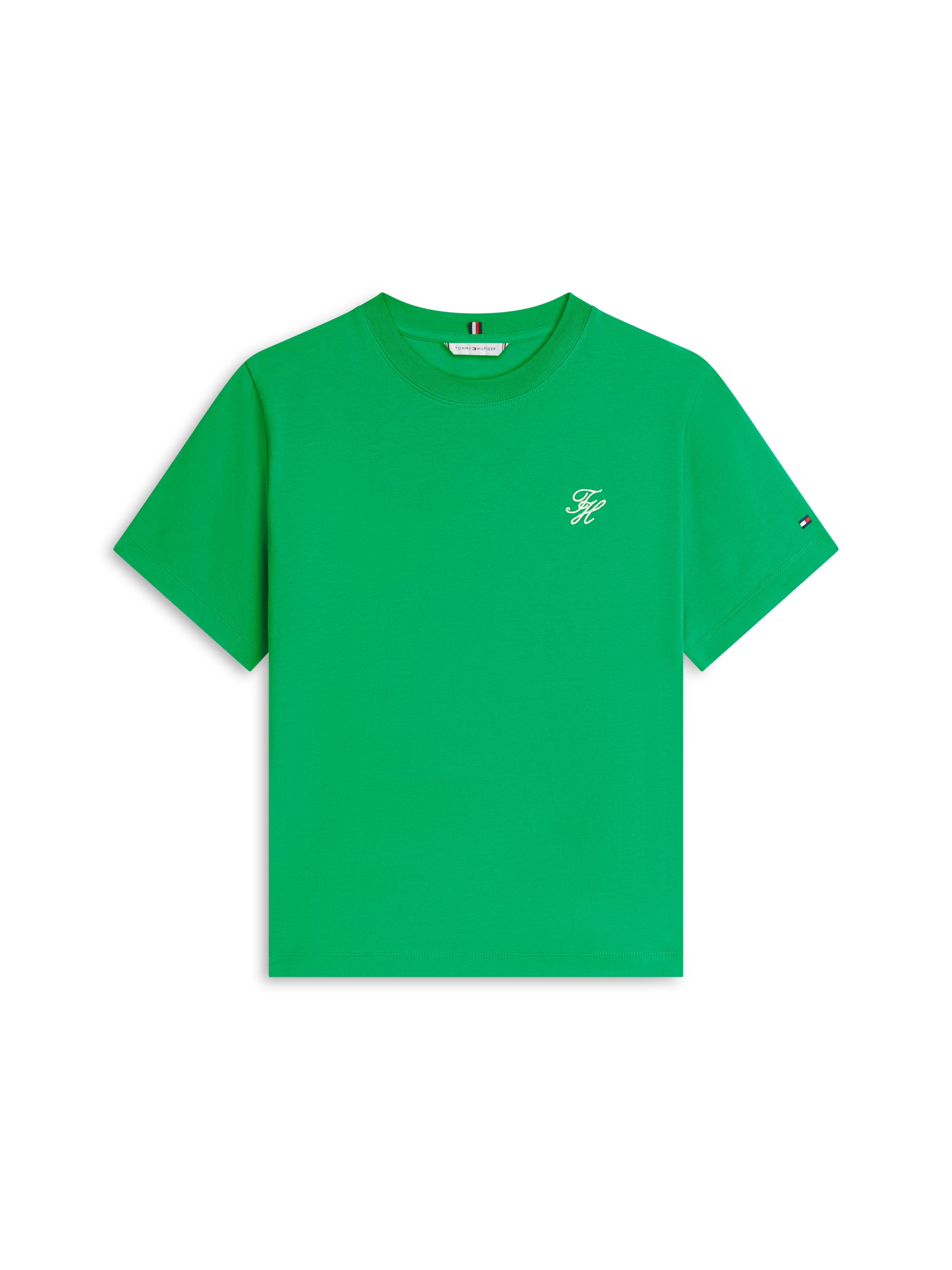 Tommy Hilfiger Kurzarmshirt »TH SCRIPT REGULAR C-NECK SHORT SLEEVE TEE«