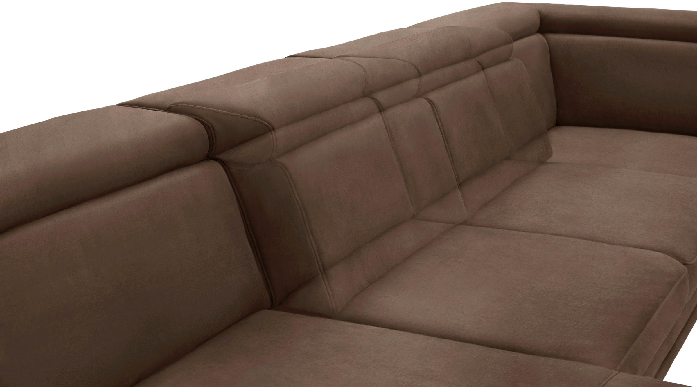 sit&more Wohnlandschaft »Scorpio U-Form«, inklusive Sitztiefenverstellung, mit Kopf- und Armteilverstellung