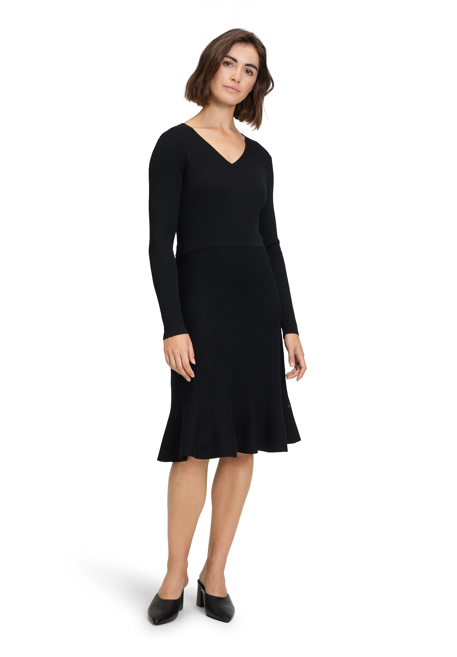 Vera Mont Strickkleid »Strickkleid mit V-Ausschnitt«