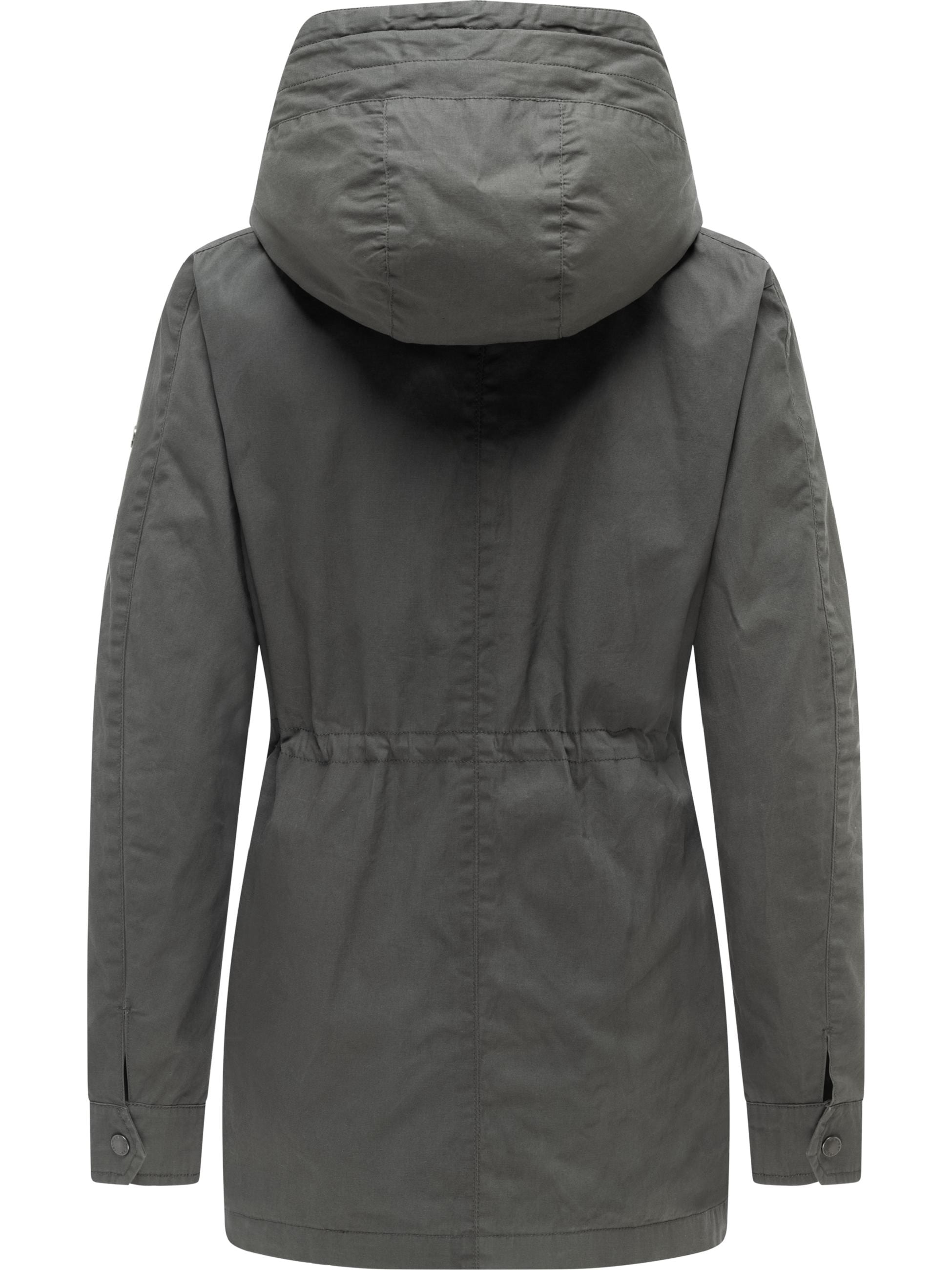 Ragwear Anorak »Anorak Lenoa Vintage« mit Kapuze Übergangsparka mit Kapuze und Taillenzugband
