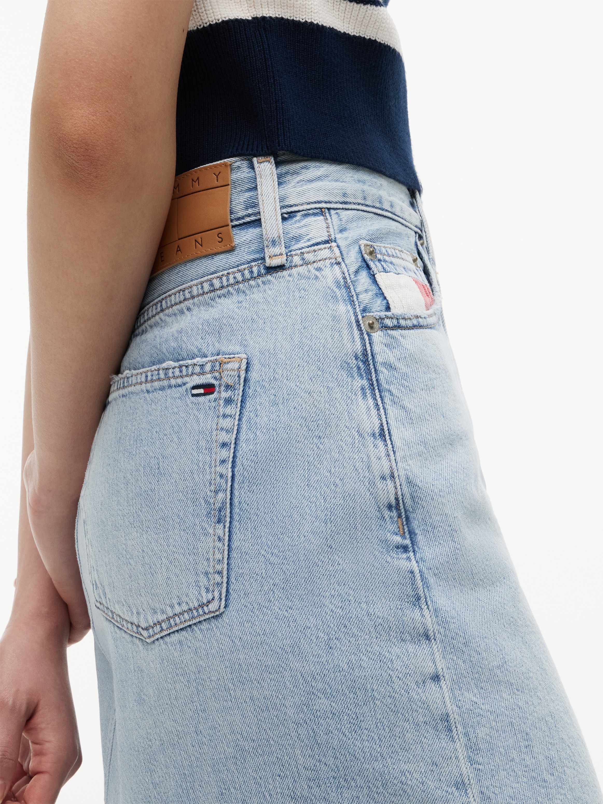 Tommy Jeans Jeansrock »CLAIRE SKIRT RWB CBF CJ6013« Baumwolle, 5-Pocket Style