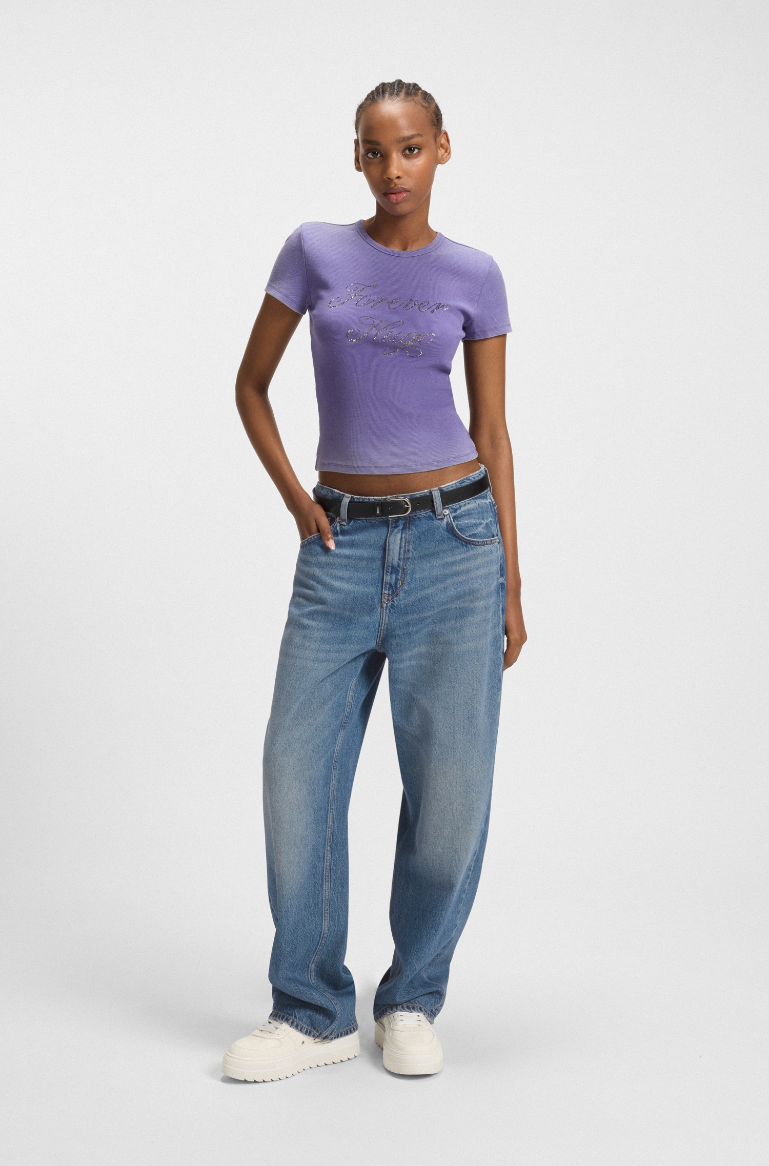 HUGO Blue 5-Pocket-Jeans »Leni«, Loose Fit
