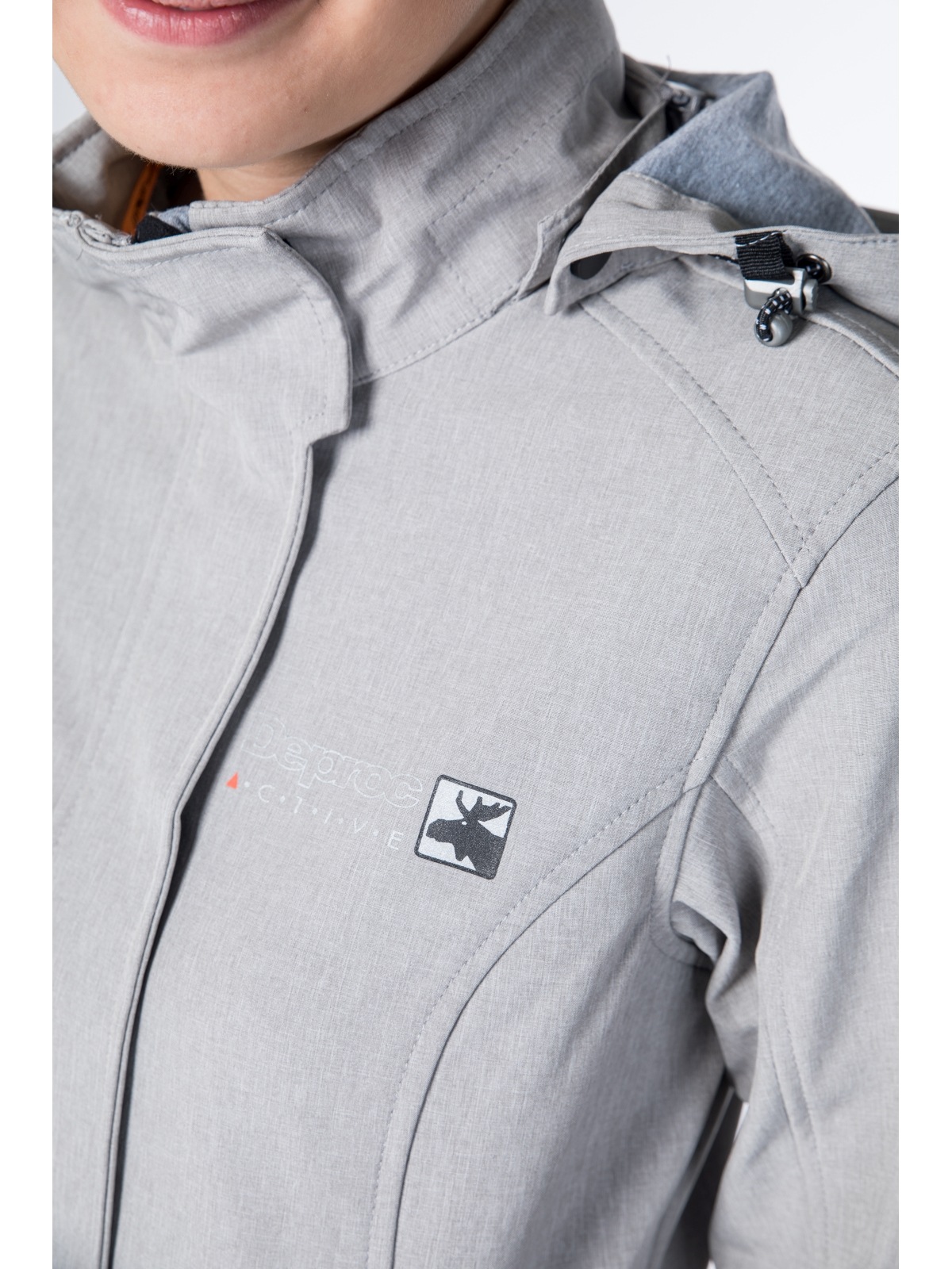 DEPROC Active Softshellmantel »GLACE SILVER LONG WOMEN« auch in Großen Größen erhältlich