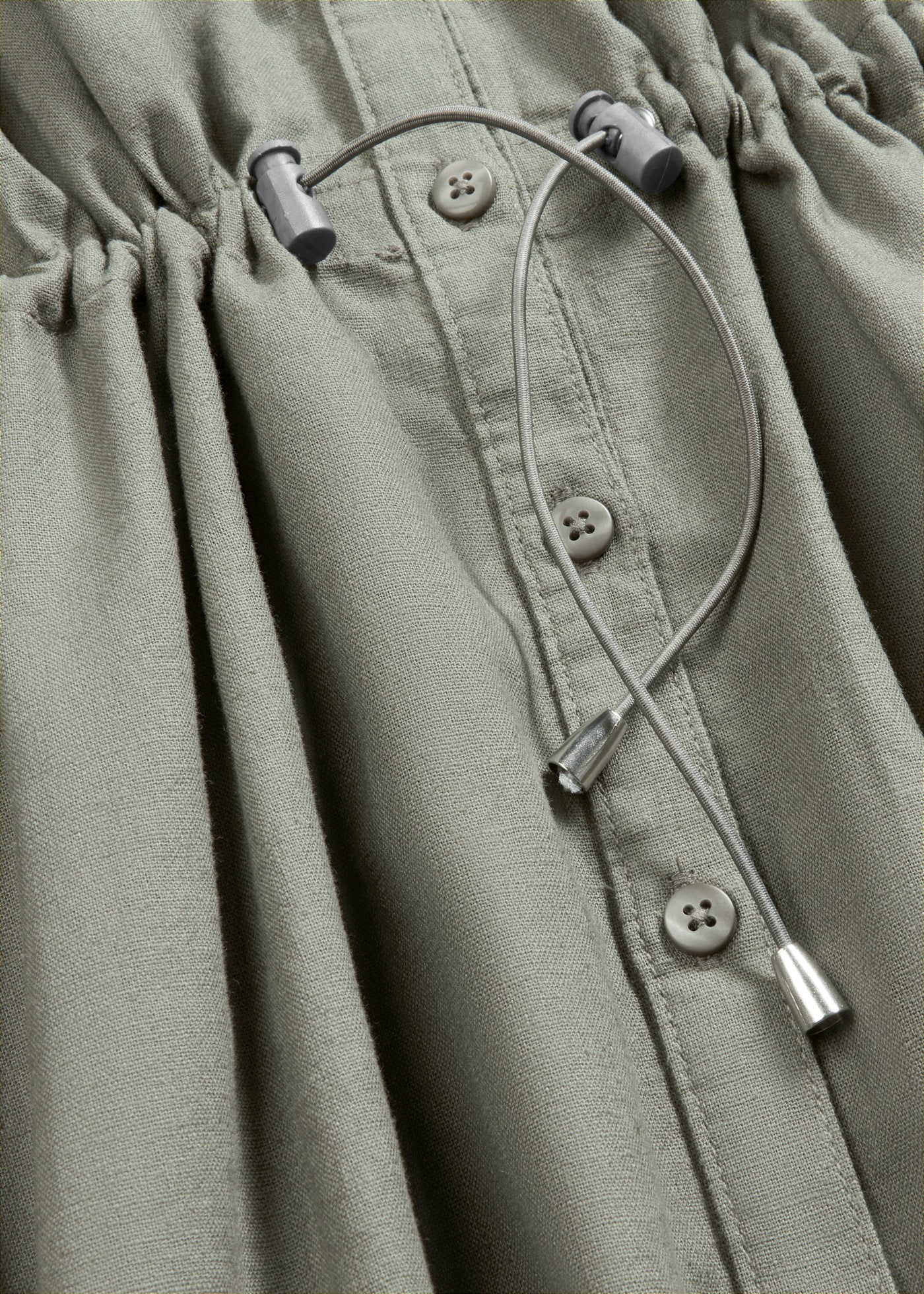 bonprix Midikleid »Hemdblusenkleid aus Leinen-Baumwoll-Mix« Hemdblusenkleid aus Leinen-Baumwoll-Mix